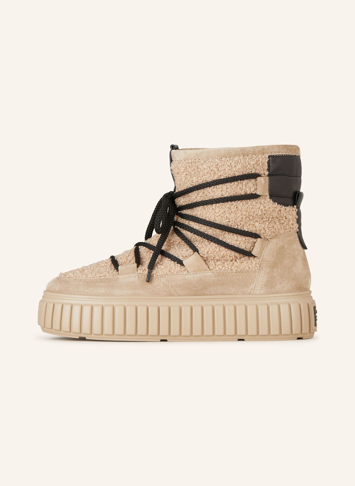 KENNEL & SCHMENGER Boots: BEIGE / BLACK