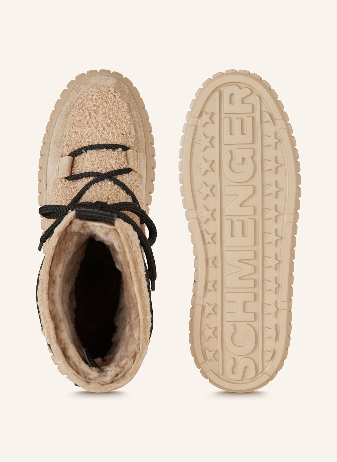 KENNEL & SCHMENGER Boots: BEIGE / BLACK