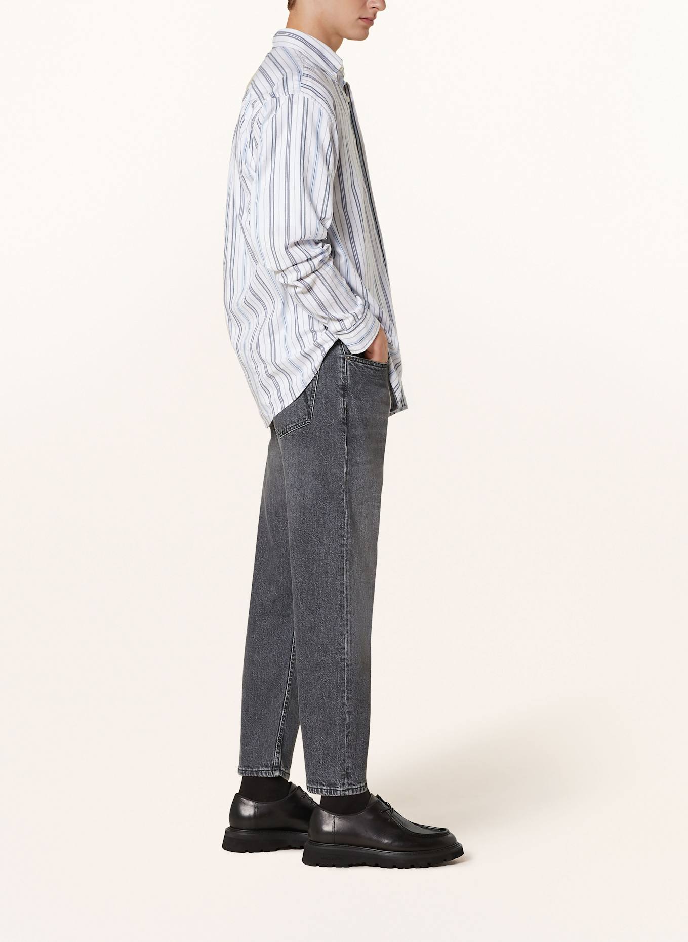 ARMEDANGELS AAUSTIN relaxed fit jeans with cropped leg length: 3021 washed iron