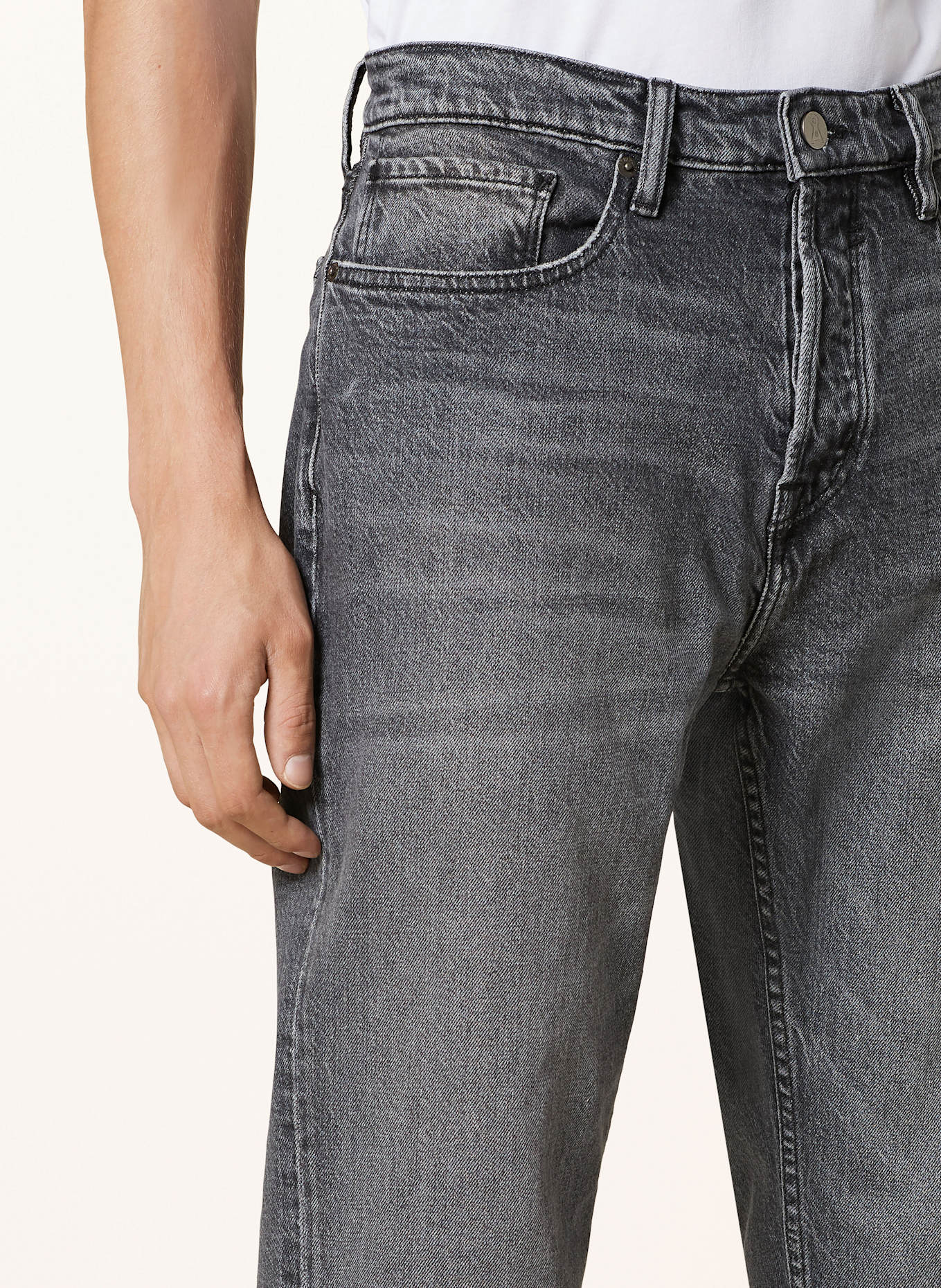 ARMEDANGELS AAUSTIN relaxed fit jeans with cropped leg length: 3021 washed iron