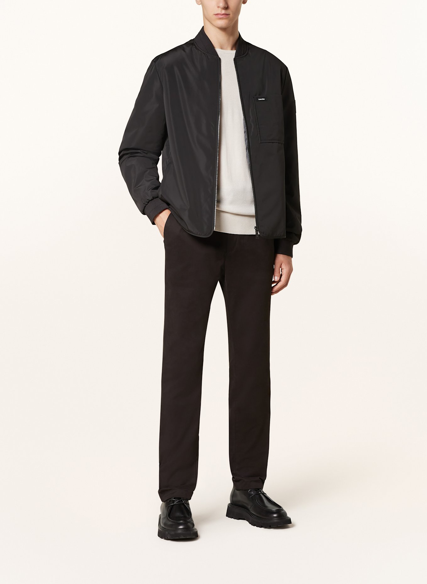 Calvin Klein Chinos extra slim fit, Color: BLACK (Image 2)