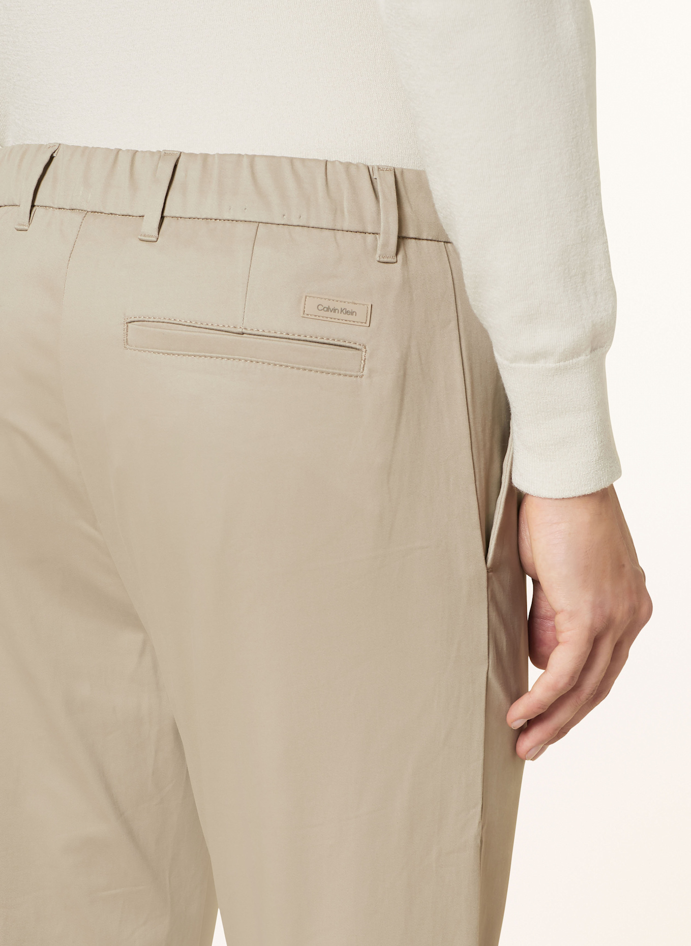 Calvin Klein Chinos tapered fit: GRAY