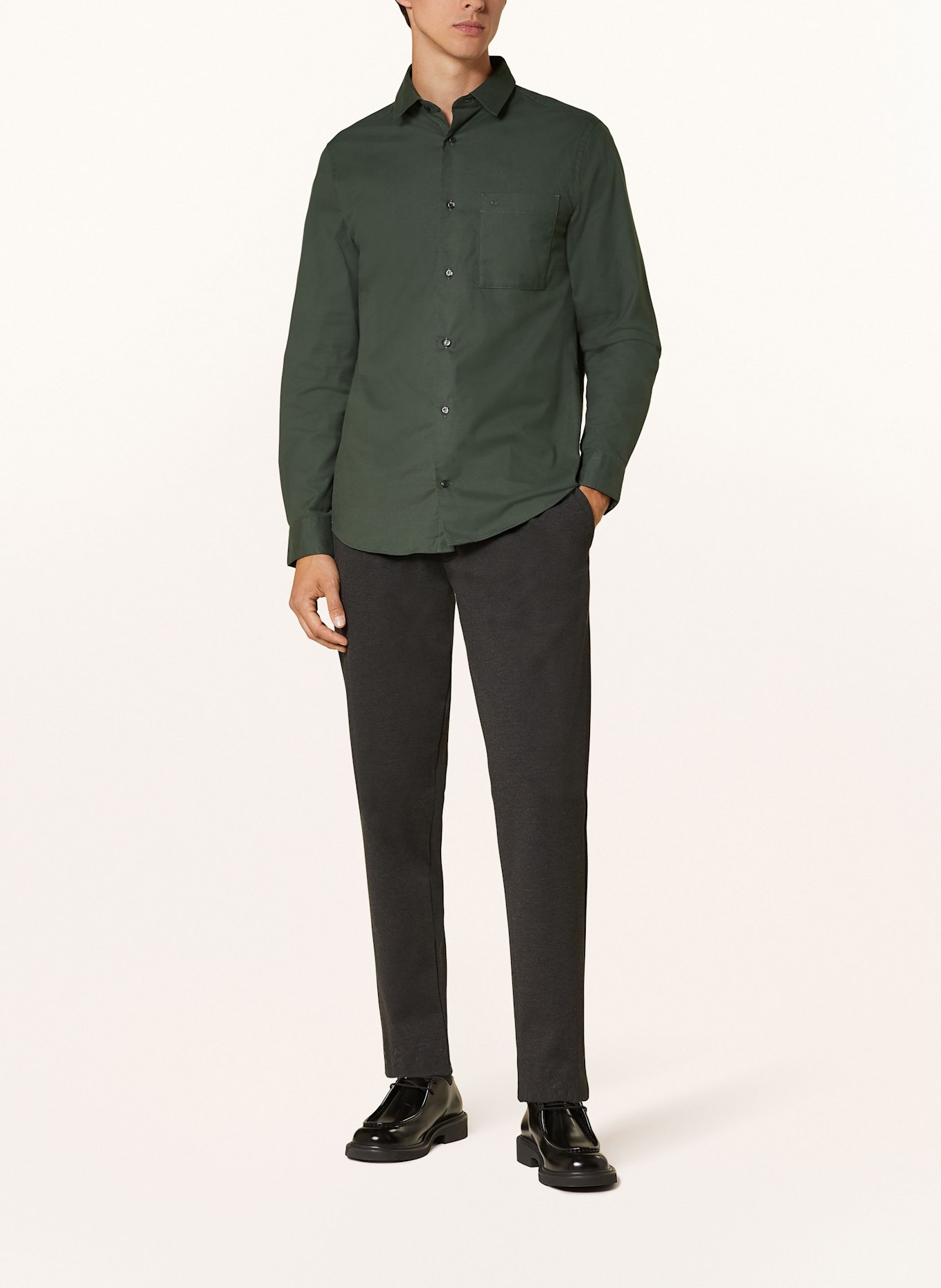 Calvin Klein Shirt regular fit, Color: GREEN (Image 2)