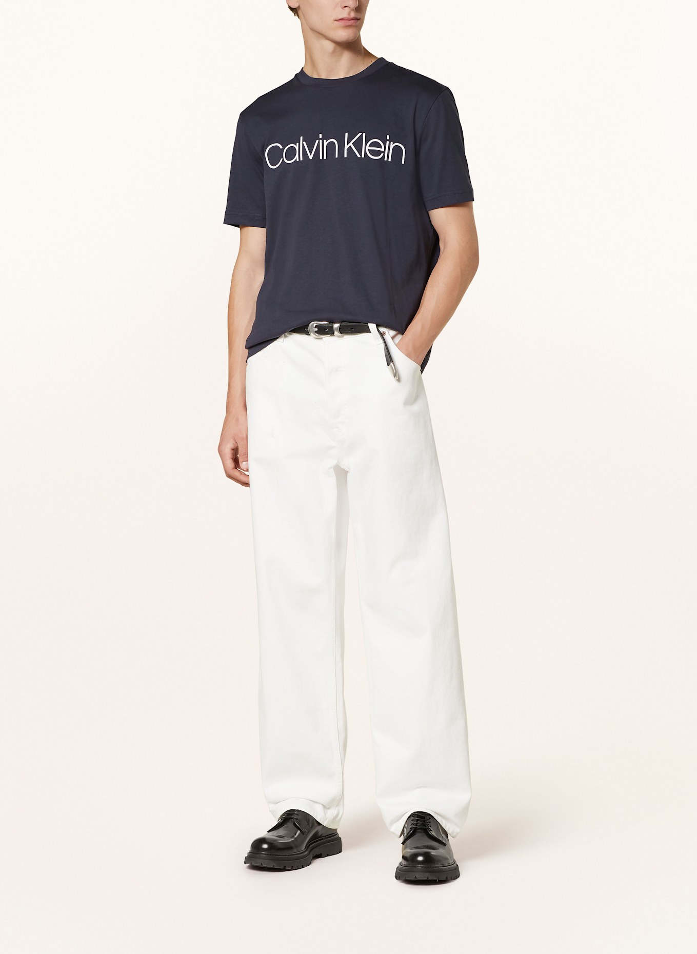 Calvin Klein T-shirt, Color: DARK BLUE/ WHITE (Image 2)