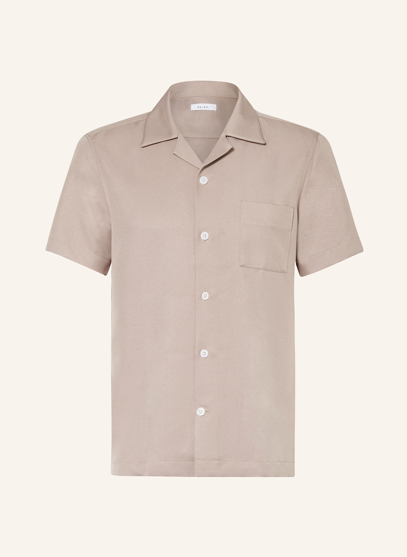 REISS Resort shirt TOKYO regular fit, Color: TAUPE (Image 1)