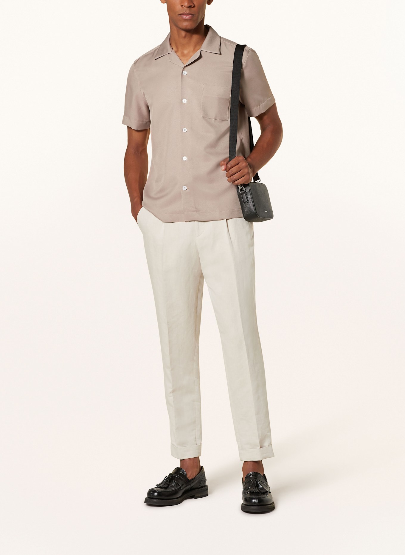 REISS Resort shirt TOKYO regular fit, Color: TAUPE (Image 2)