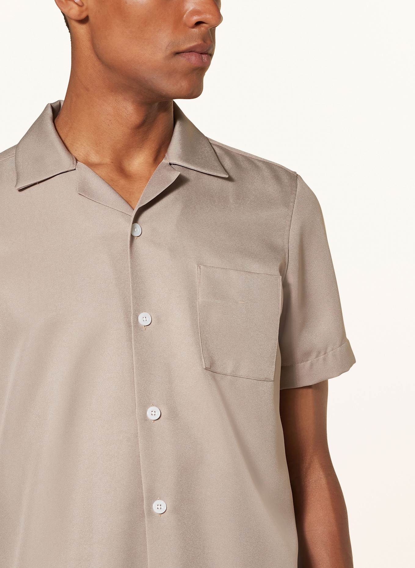 REISS Resort shirt TOKYO regular fit, Color: TAUPE (Image 4)