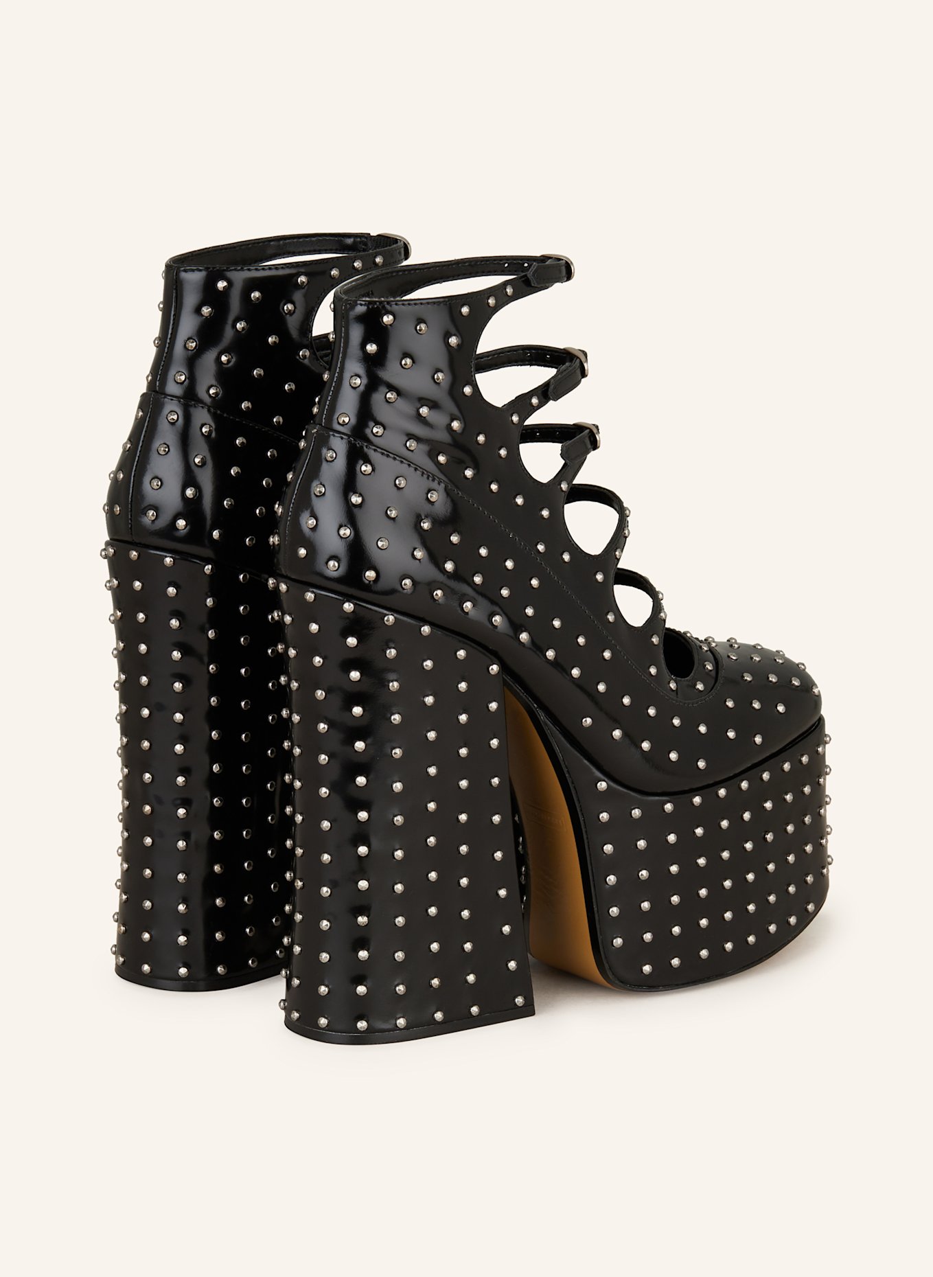 MARC JACOBS Platform pumps THE KIKI with studs