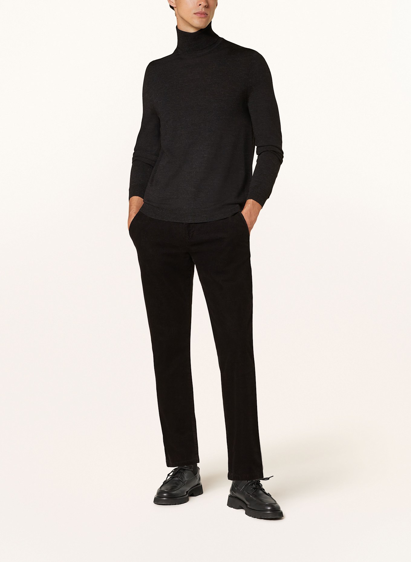 BOGNER Rollkragenpullover GORDON: DUNKELGRAU