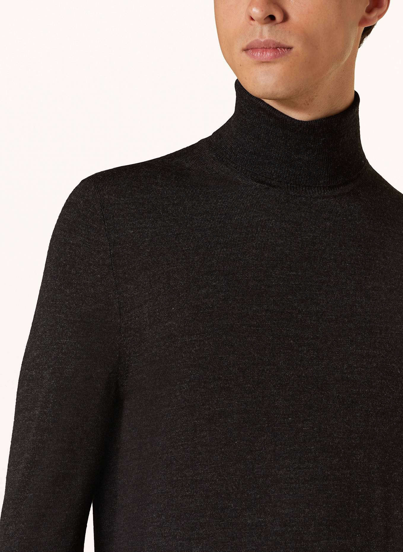 BOGNER Rollkragenpullover GORDON: DUNKELGRAU