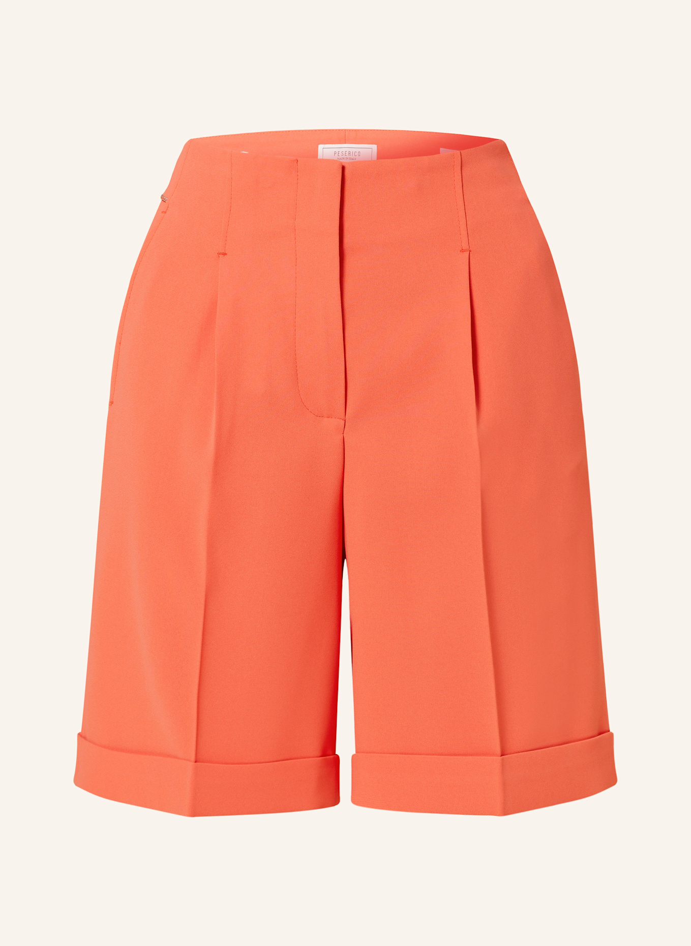 PESERICO Shorts with decorative gems, Color: ORANGE (Image 1)