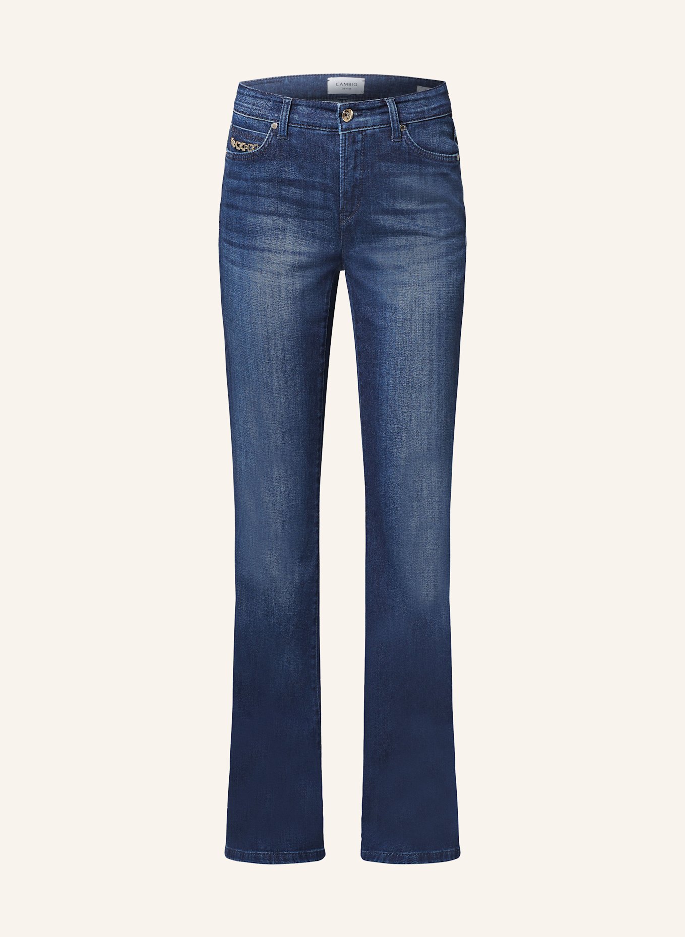 CAMBIO Flared Jeans PARIS, Farbe: 5033 mid ink used (Bild 1)