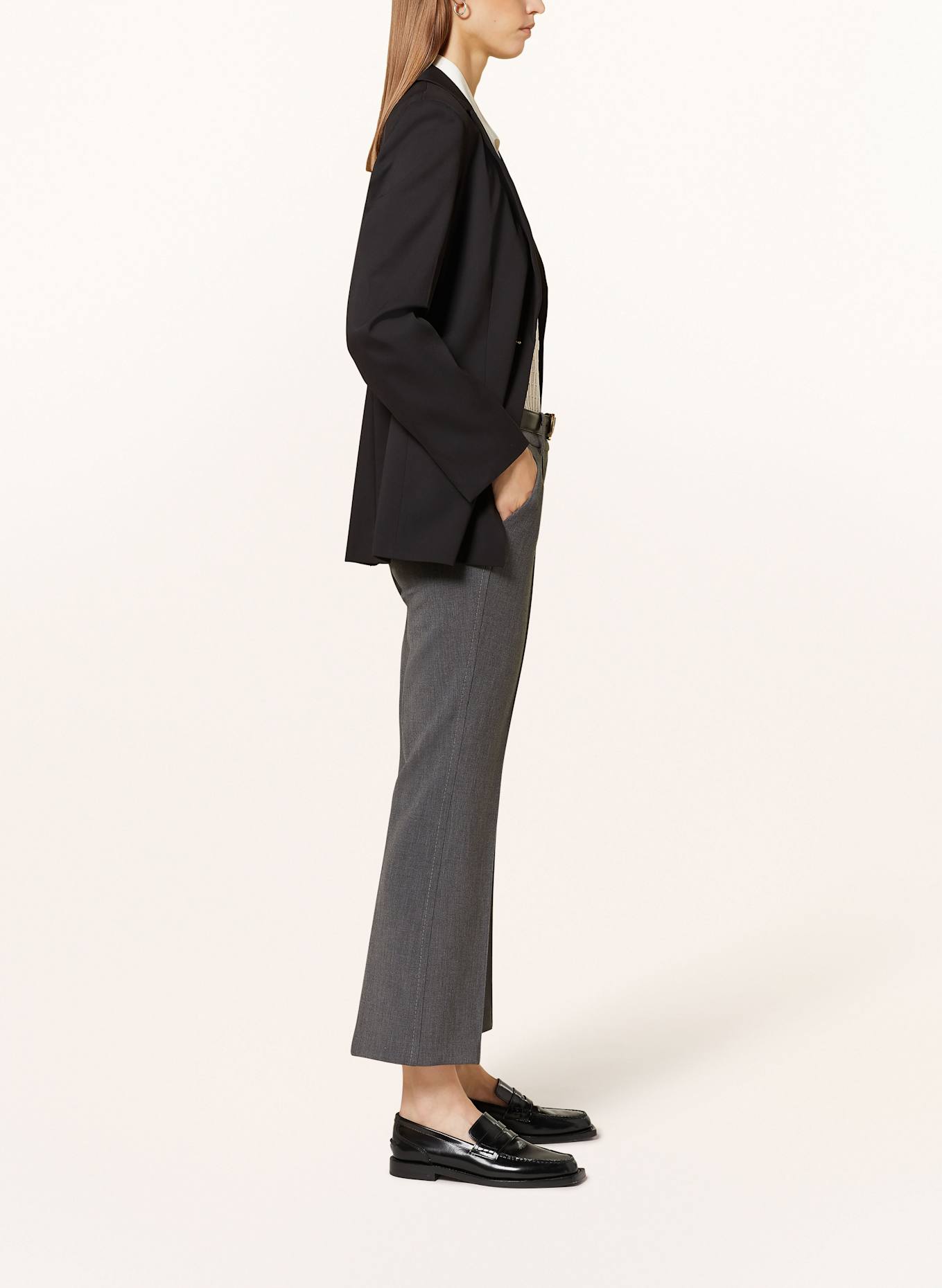 CAMBIO Bootcut trousers FARAH, Color: DARK GRAY (Image 4)