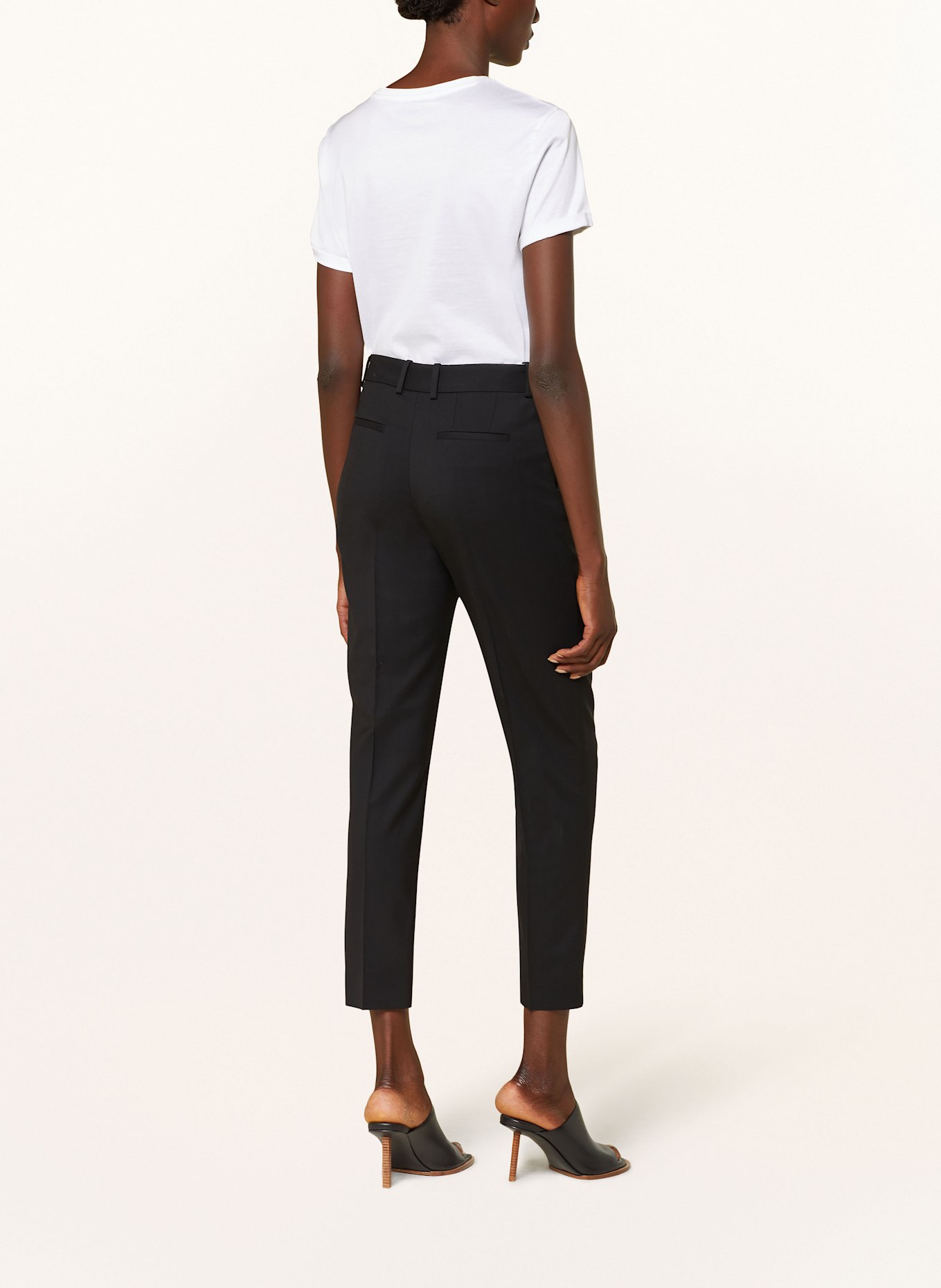 JOSEPH 7/8 pants COLEMAN, Color: BLACK (Image 3)
