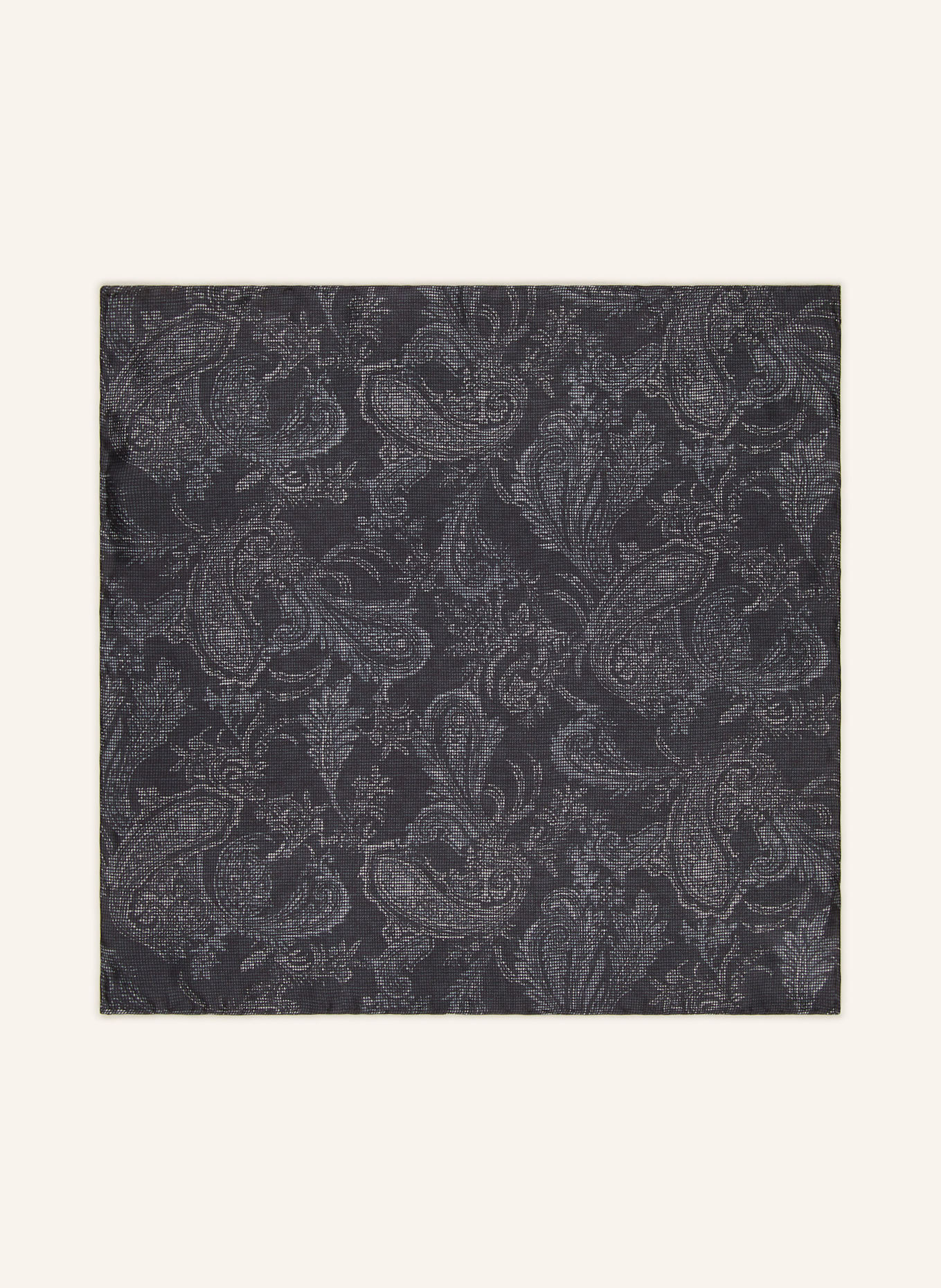 OLYMP Zestaw: mucha z poszetką: CZIEMNOSZARY / SZARY / JASNOCZARY