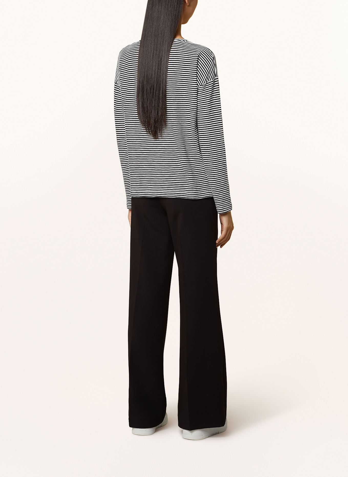 ARMEDANGELS pullover midja XIANAA: SCHWARZ/ WEISS