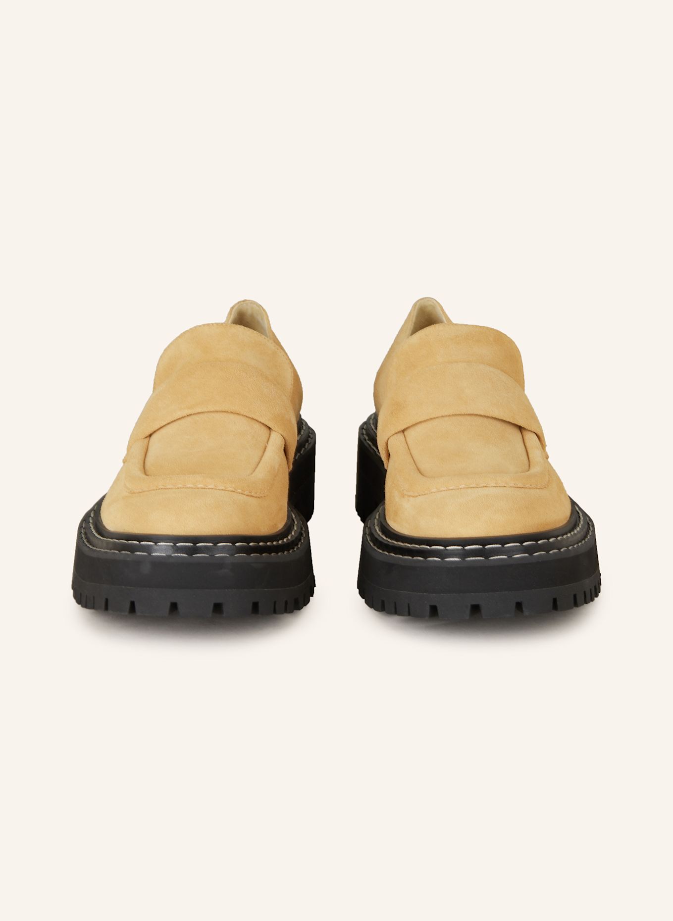 Proenza Schouler Plateau-Loafer: HELLBRAUN