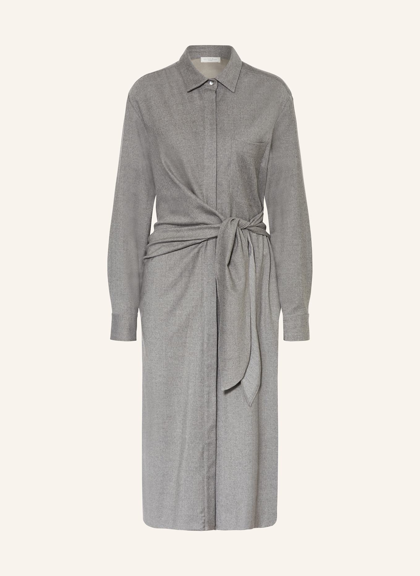 ANTONELLI firenze Hemdblusenkleid LADISPOLI: GRAU