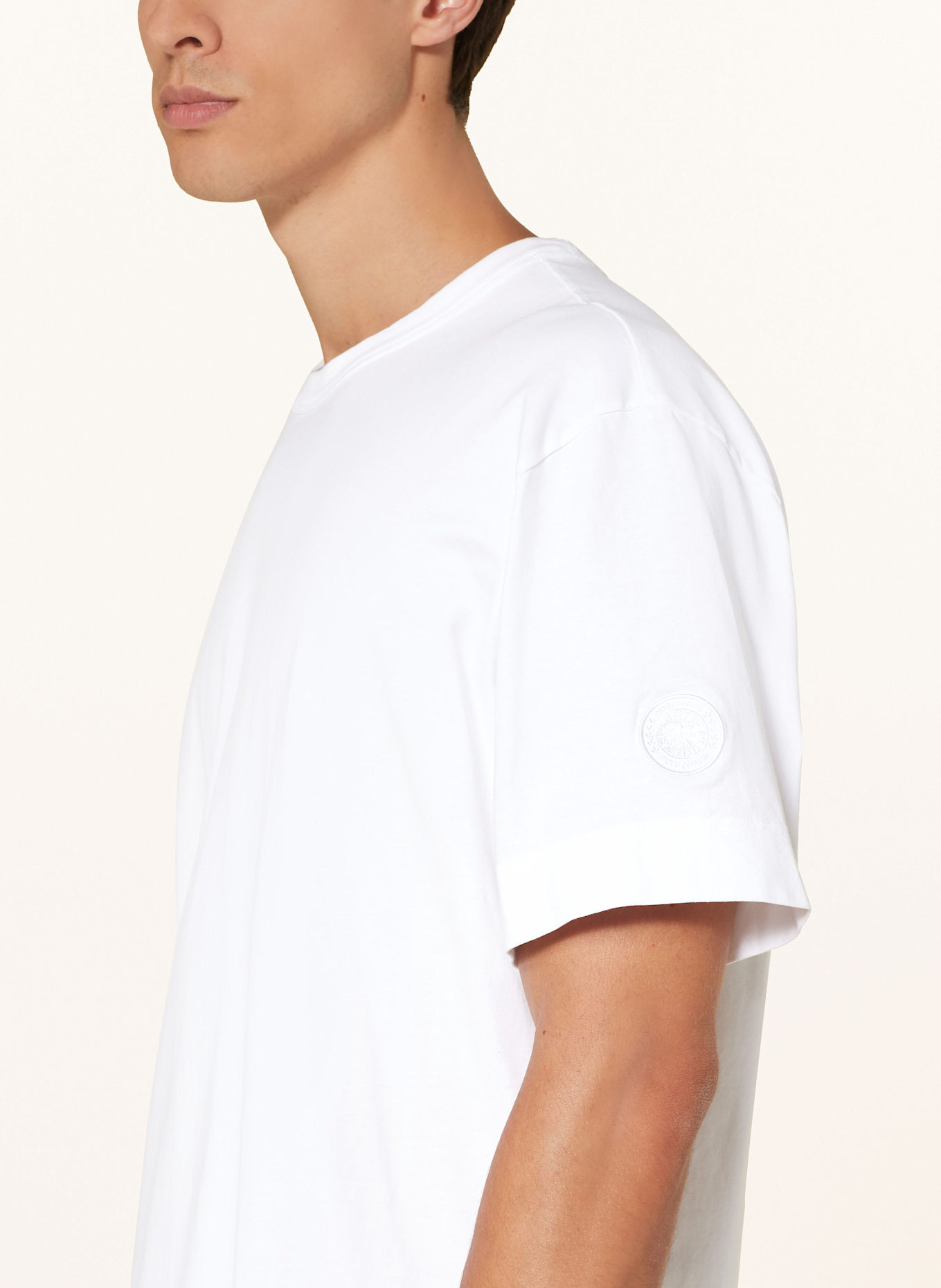 CANADA GOOSE T-shirt GLADSTONE, Color: WHITE (Image 4)