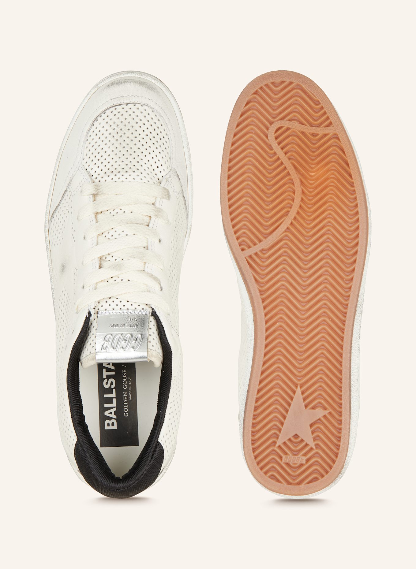 GOLDEN GOOSE Sneaker BALL STAR: ECRU
