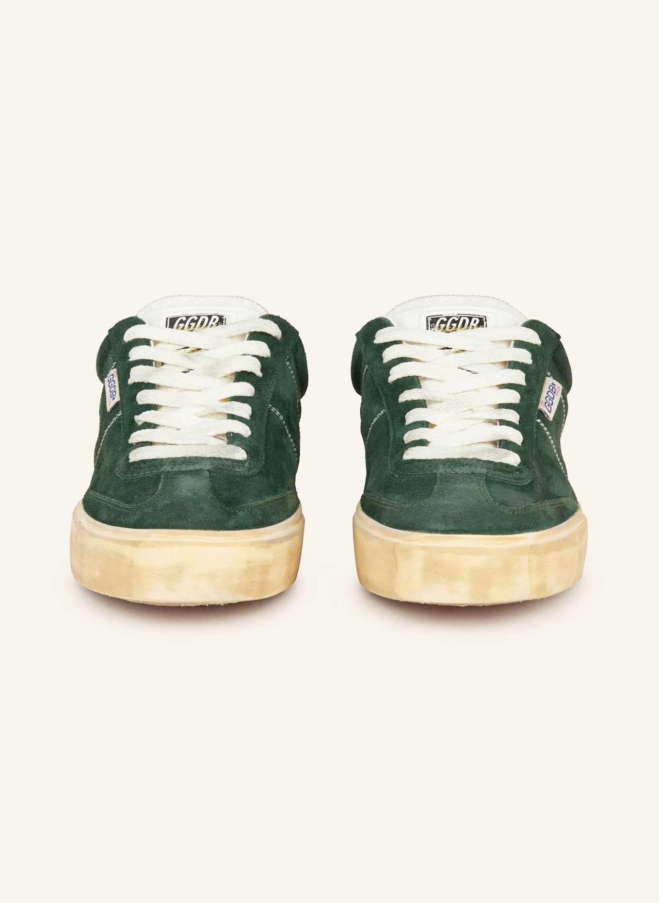 GOLDEN GOOSE Sneaker SOUL STAR: GRÜN/ CREME
