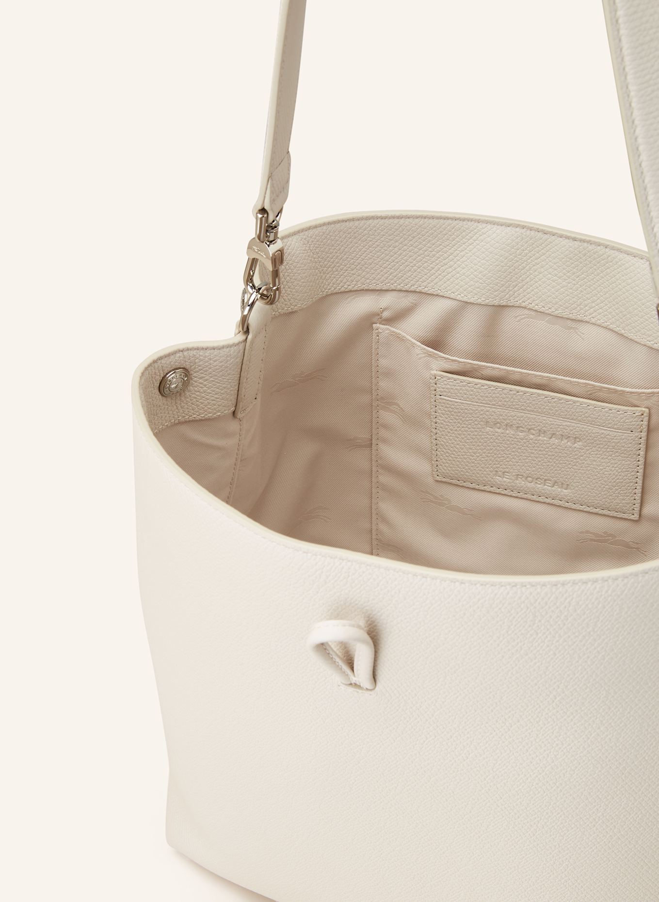 LONGCHAMP Shopper LE ROSEAU MEDIUM, Farbe: CREME (Bild 3)