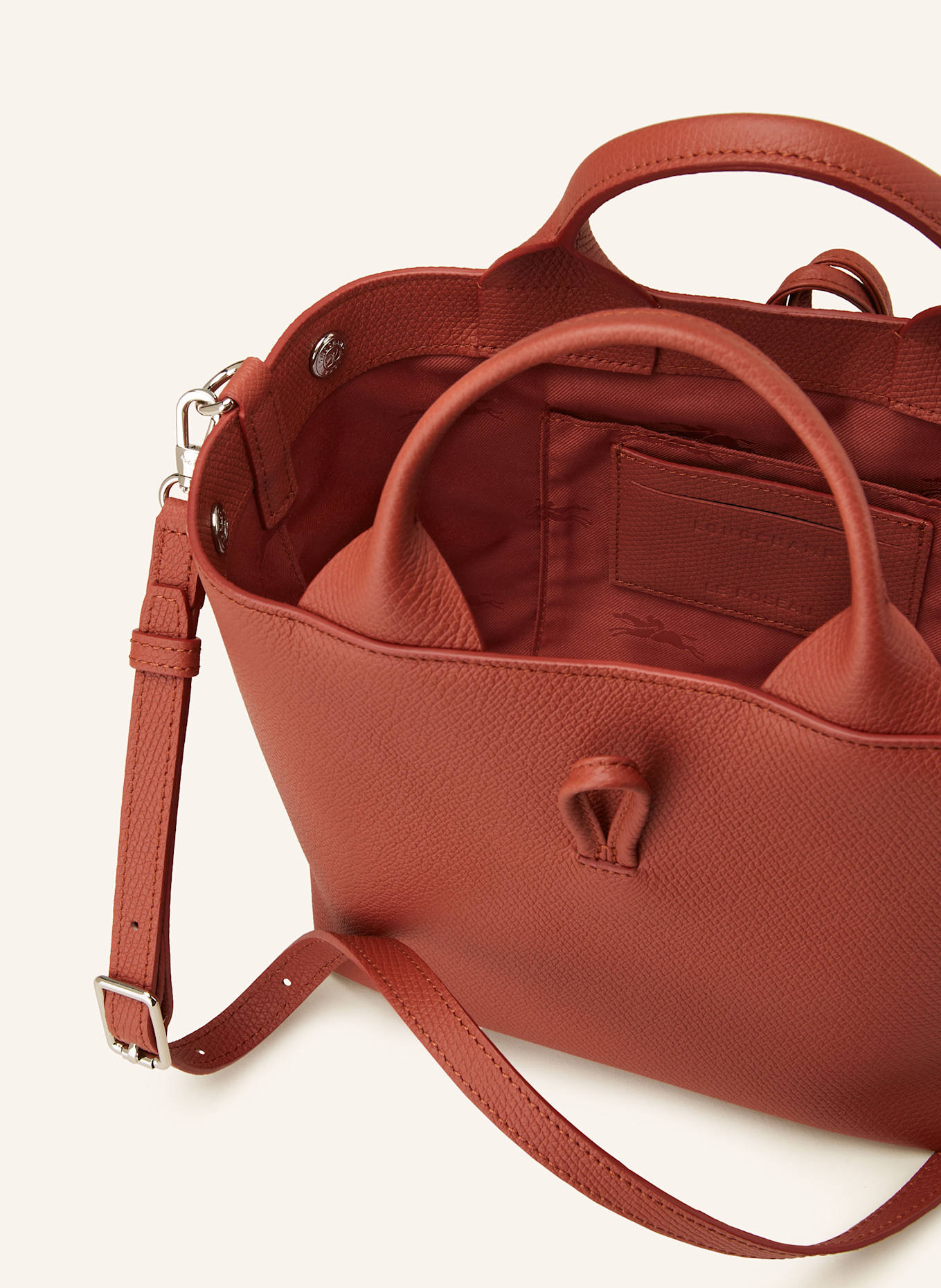 LONGCHAMP Umhängetasche LE ROSEAU SMALL: DUNKELROT