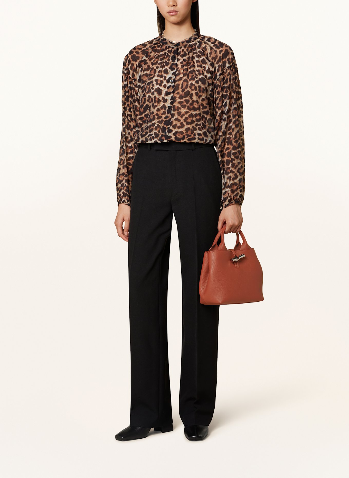 LONGCHAMP Umhängetasche LE ROSEAU SMALL: DUNKELROT