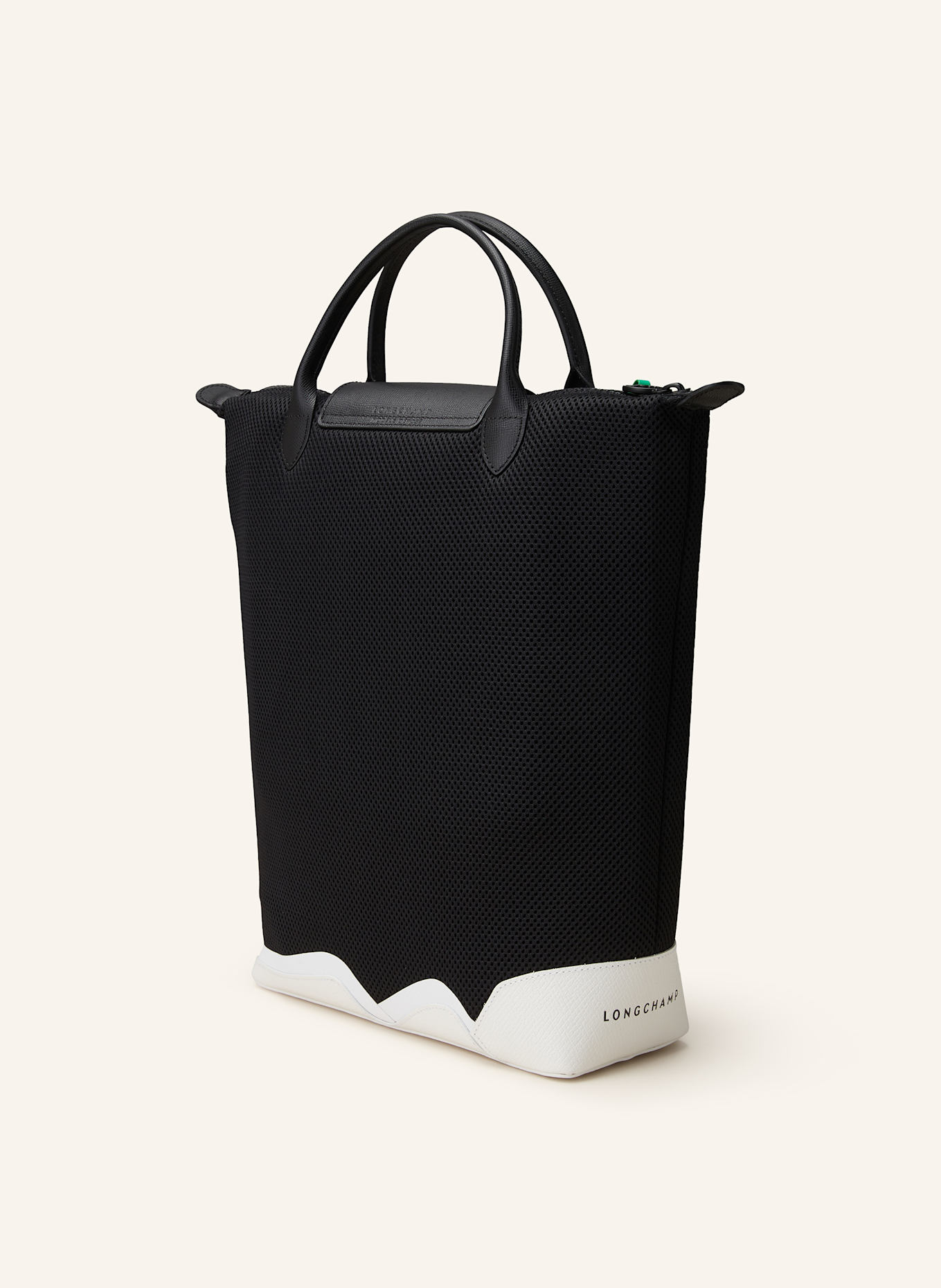 LONGCHAMP Shopper LE PLIAGE MEDIUM in schwarz weiss