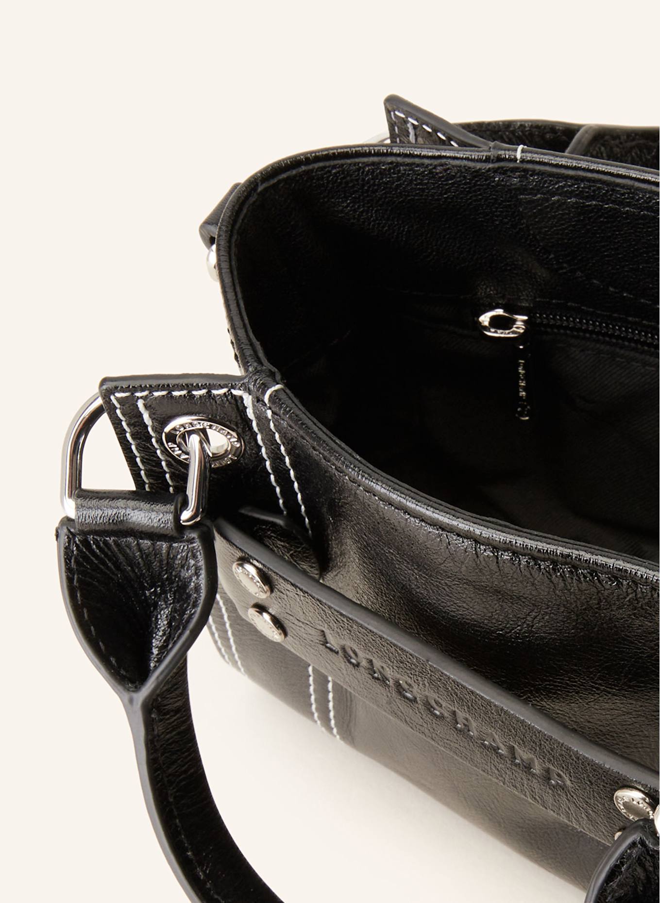 LONGCHAMP Umhängetasche LONGCHAMP 3D SMALL: SCHWARZ