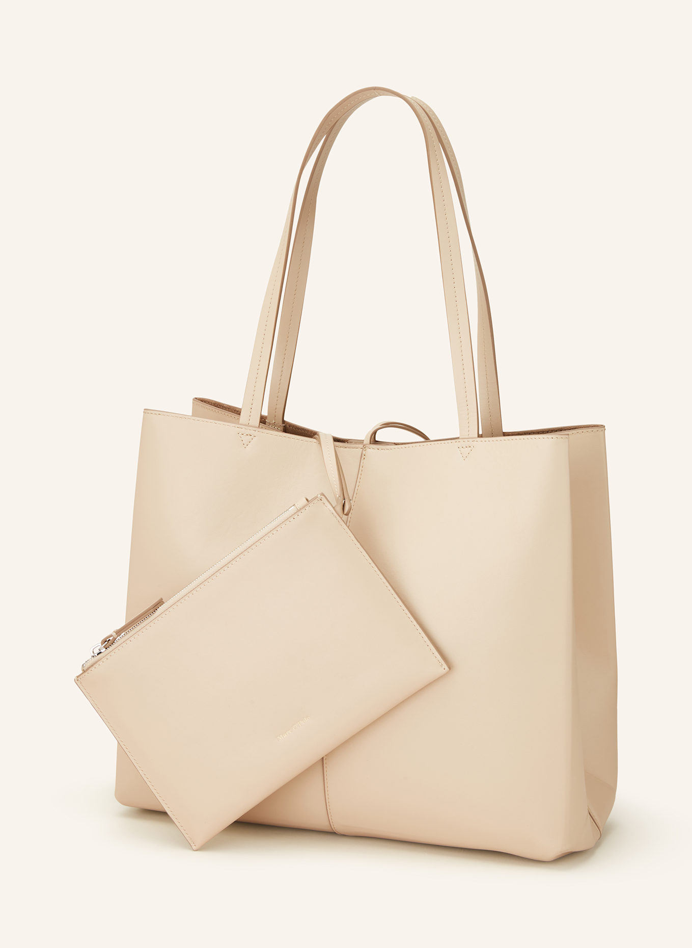 Marc O'Polo Shopper mit Pouch, Farbe: CREME (Bild 2)