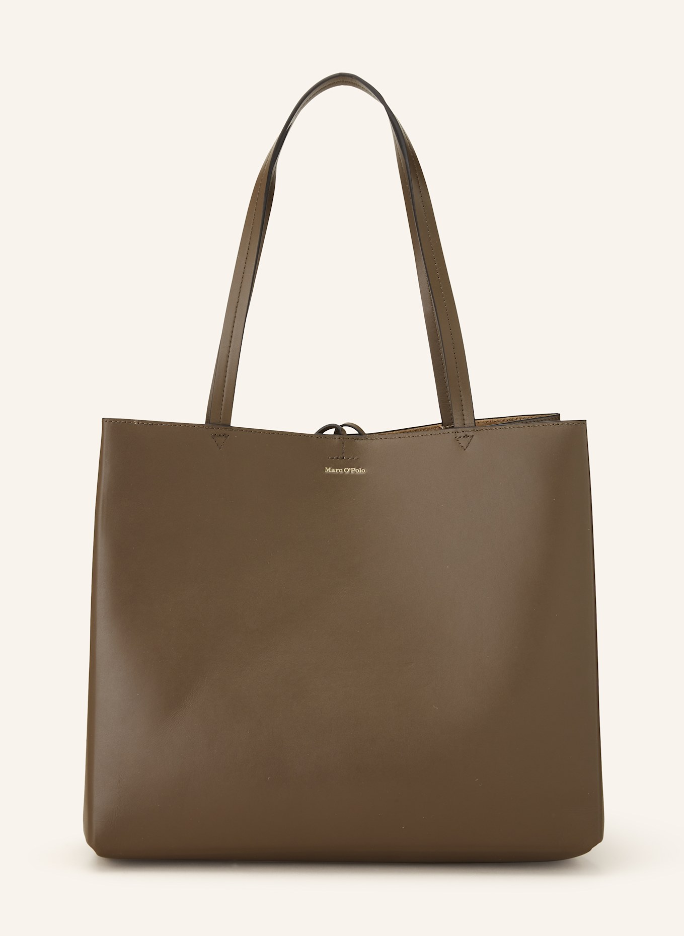 Marc O'Polo Shopper mit Pouch, Farbe: DUNKELBRAUN (Bild 1)