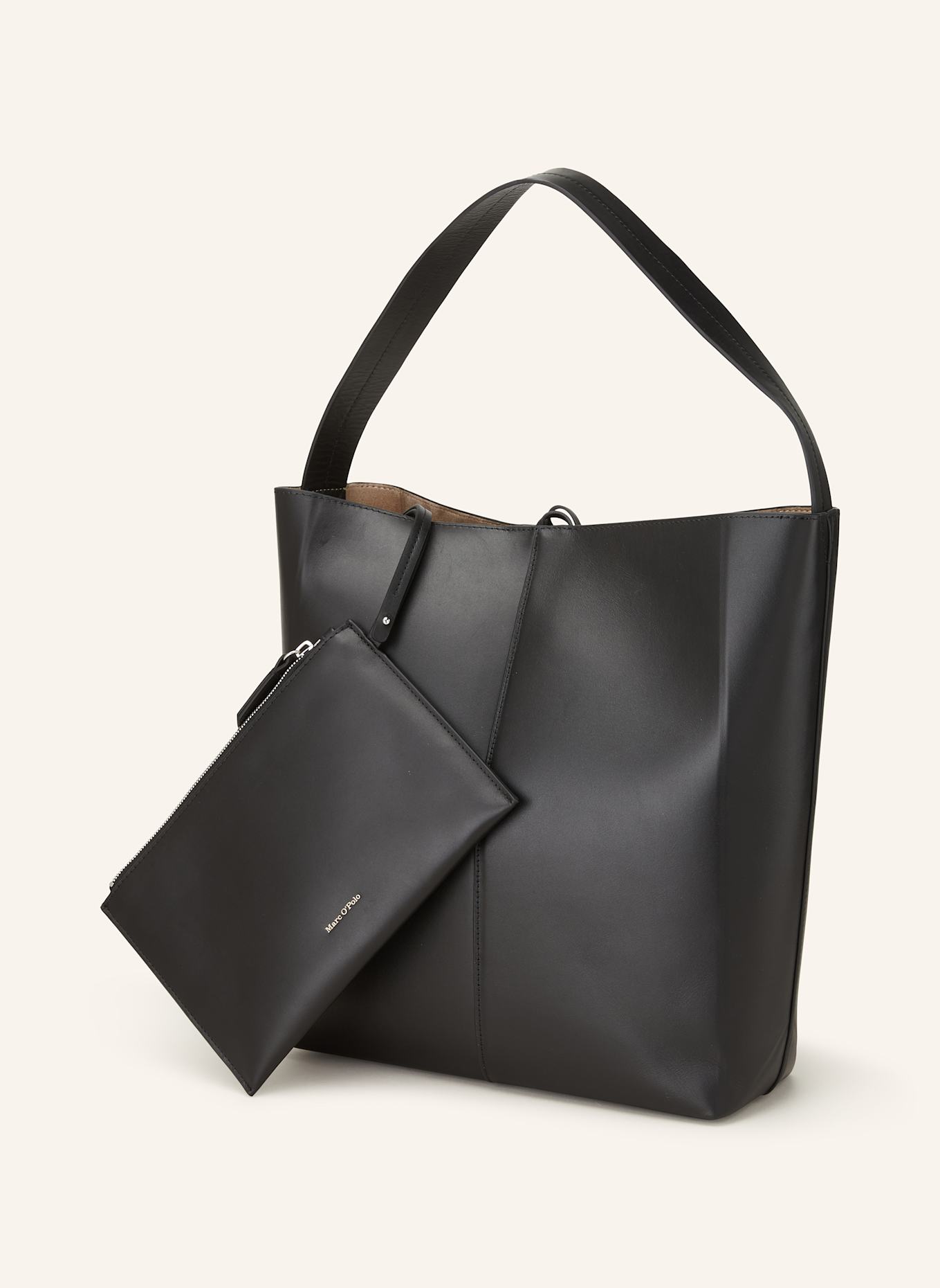 Marc O Polo Shopper with pouch in black