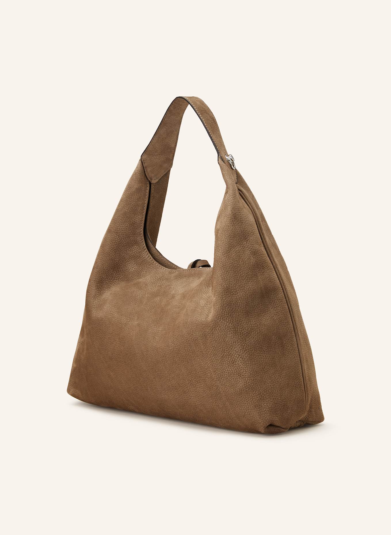 GIANNI CHIARINI Torebka hobo ANGELICA: SZAROBRĄZOWY