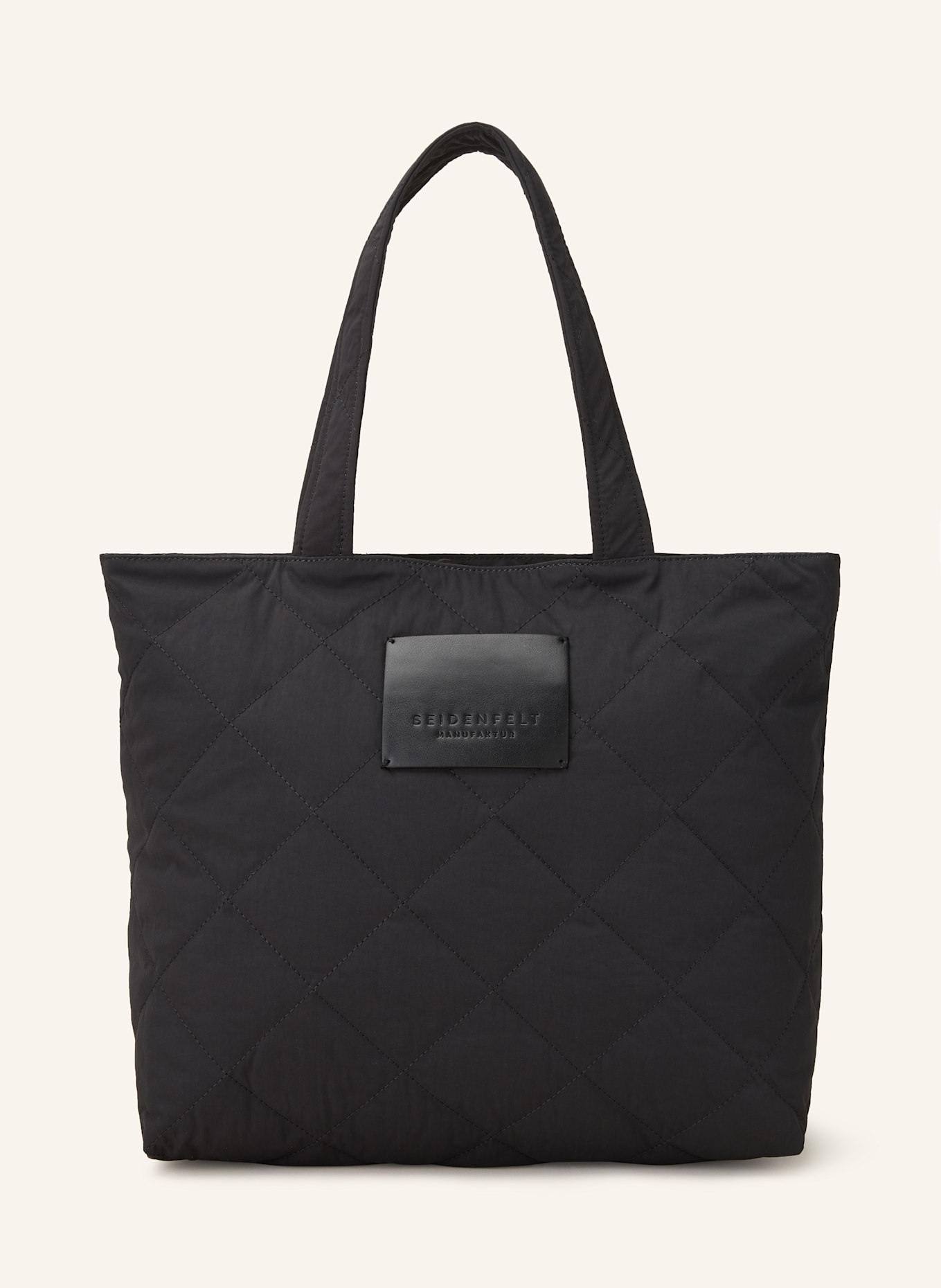 SEIDENFELT Shopper HETTA, Farbe: SCHWARZ (Bild 1)