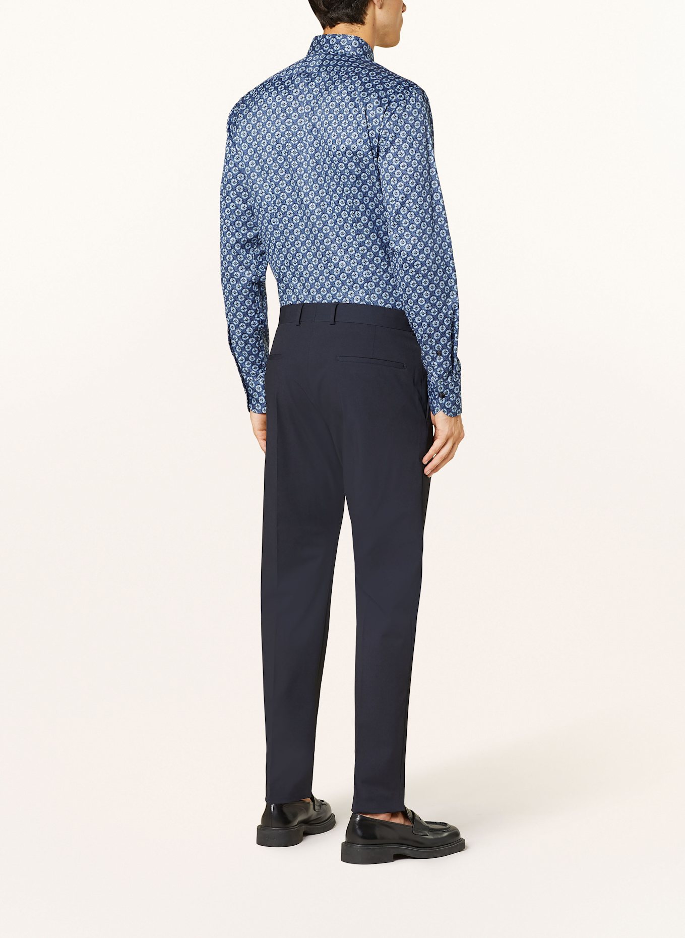 OLYMP SIGNATURE Hemd tailored fit: DUNKELBLAU / HELLBLAU / WEISS