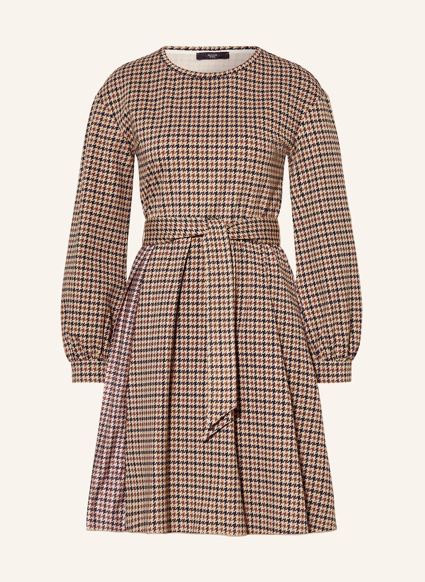 WEEKEND Max Mara VETTA dress in black camel brown