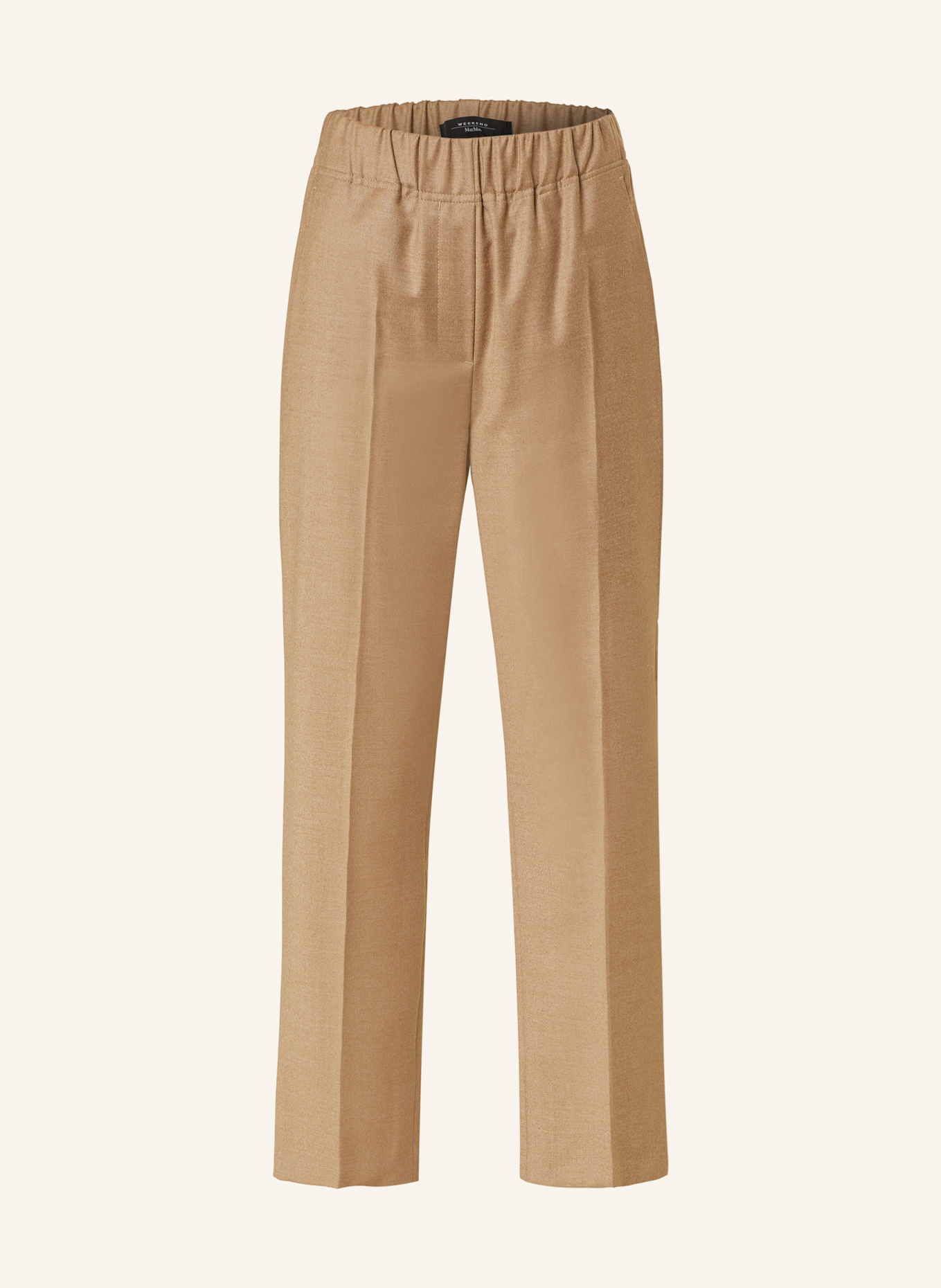 WEEKEND Max Mara Flanelové kalhoty HATELEY: VELBLOUDÍ