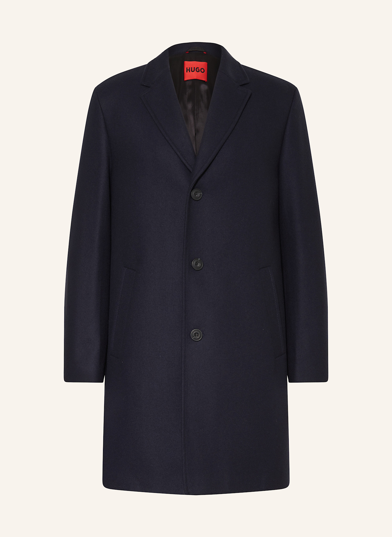 HUGO Wollmantel MALTE2441: DUNKELBLAU