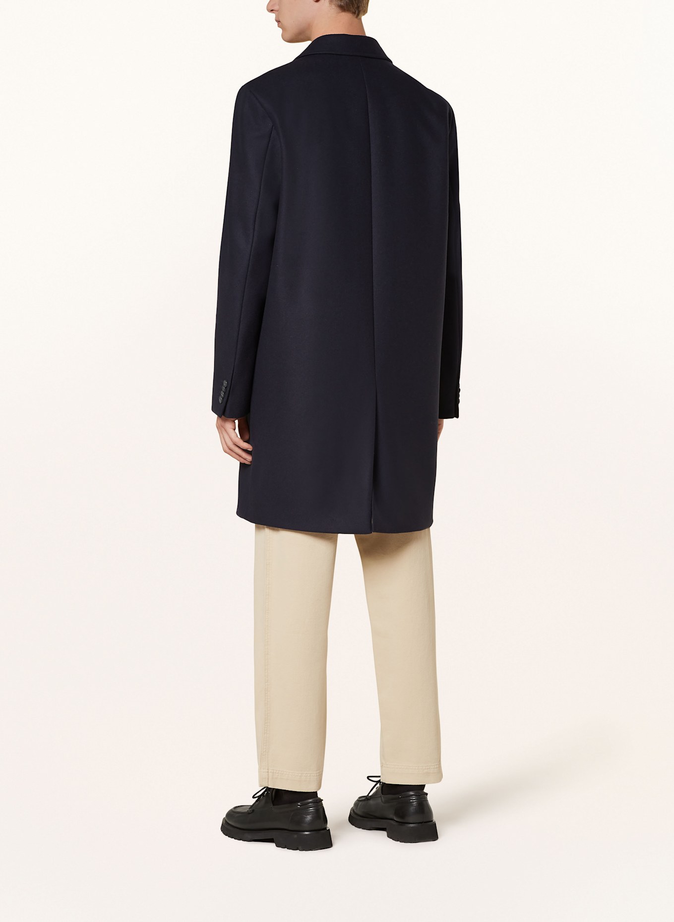 HUGO Wollmantel MALTE2441: DUNKELBLAU