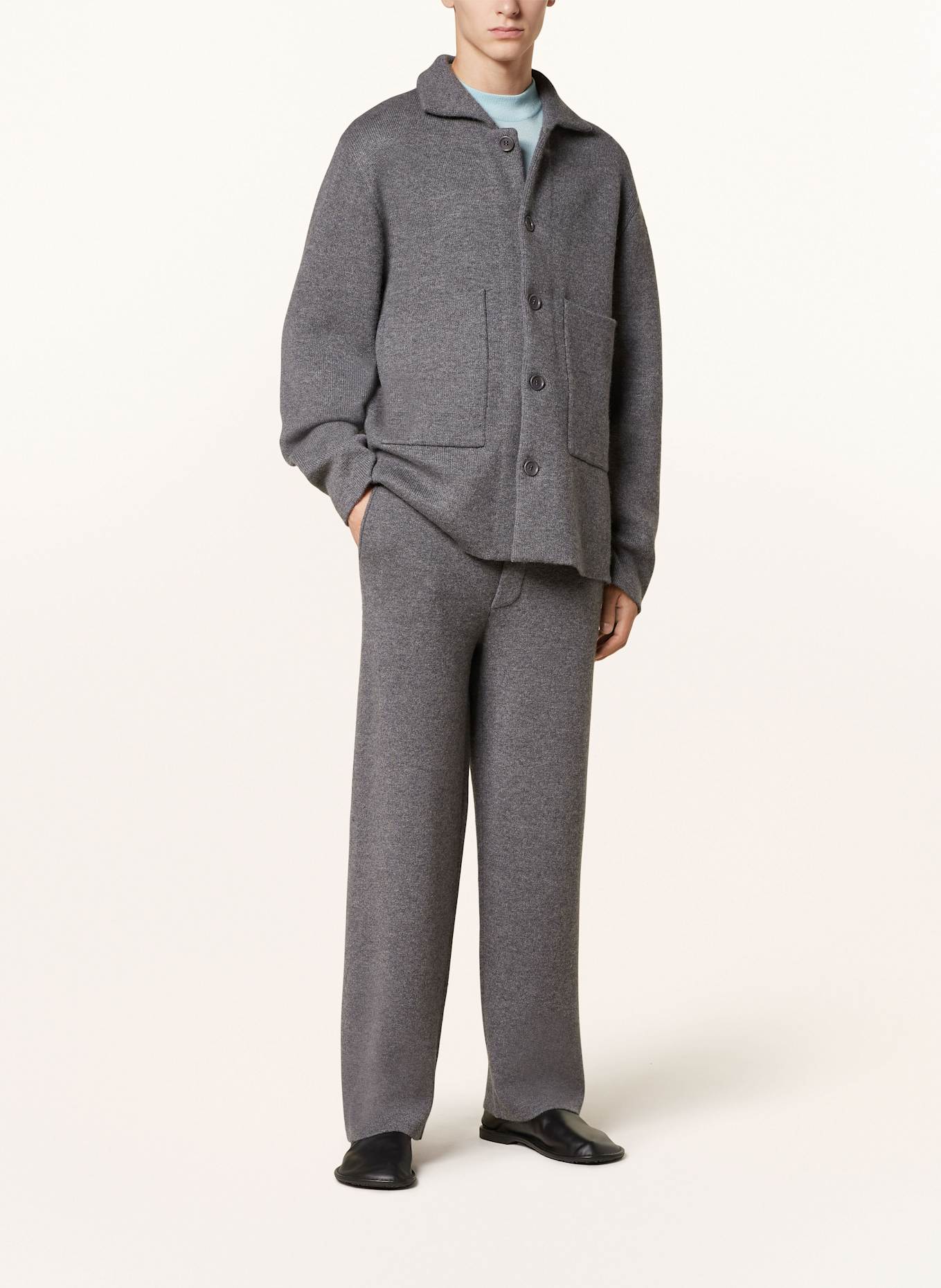 LISA YANG Cashmere-Hose PARKER, Farbe: GRAU (Bild 2)
