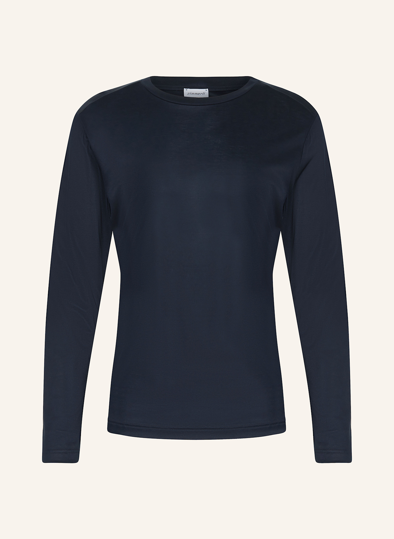 zimmerli Pajama shirt SUSTAINABLE LUXURY: DARK BLUE