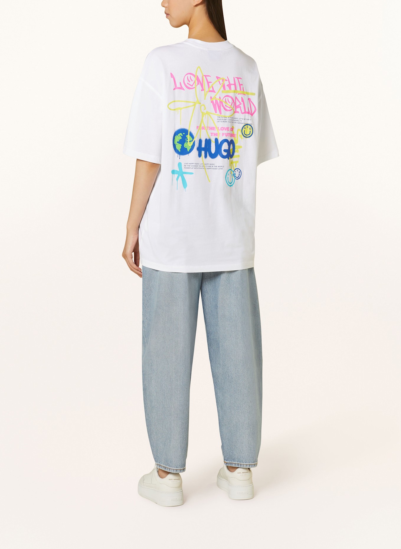 HUGO BLUE Oversized shirt, Color: WHITE (Image 2)