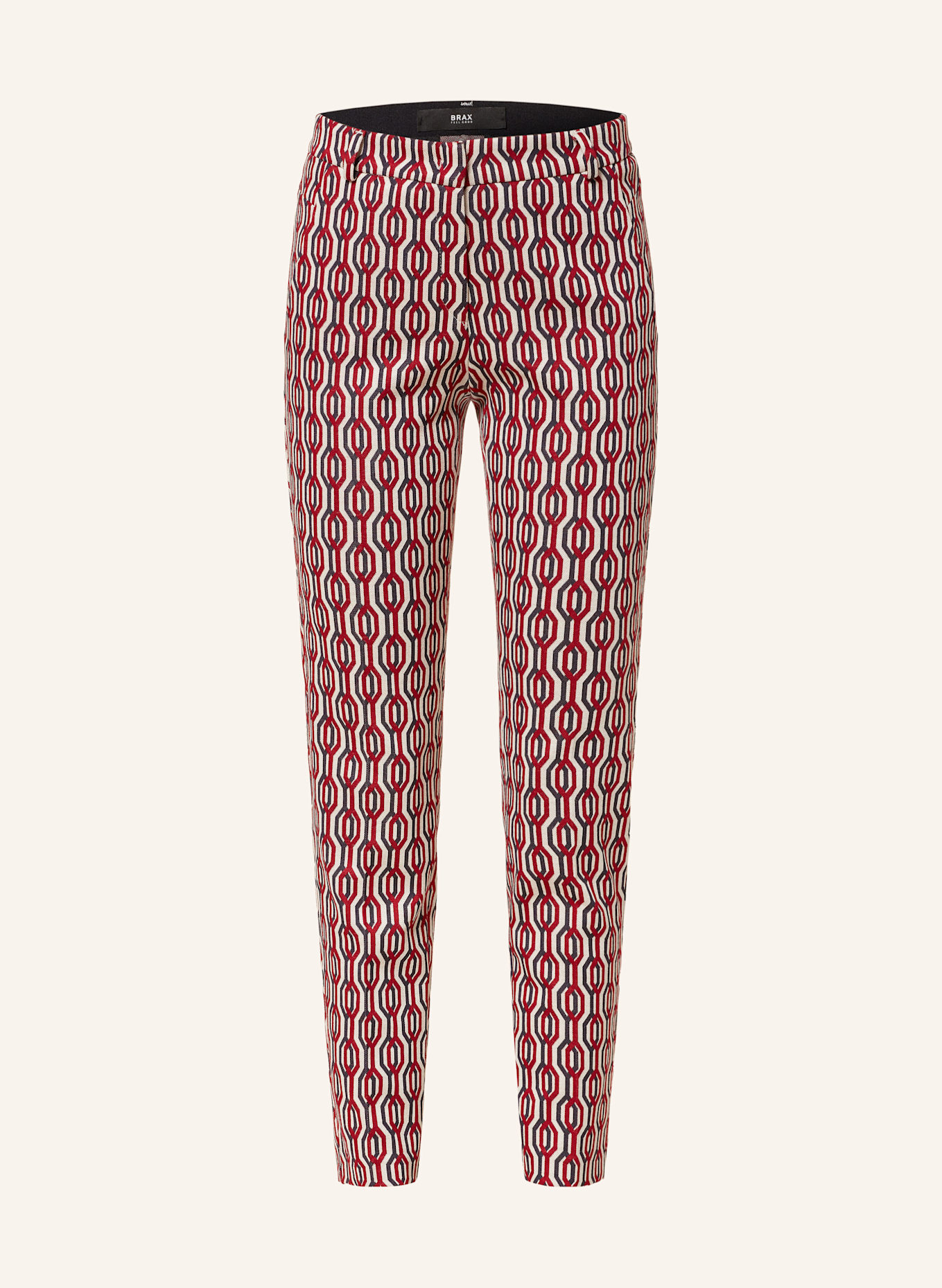 BRAX Spodnie MARON: CIEMNOCZERWONY / GRANATOWY / BEŻOWY