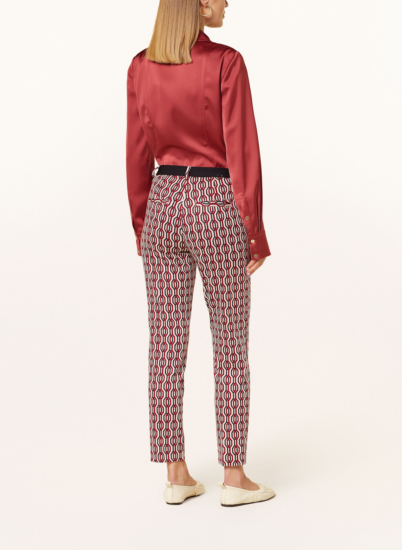 BRAX Spodnie MARON: CIEMNOCZERWONY / GRANATOWY / BEŻOWY