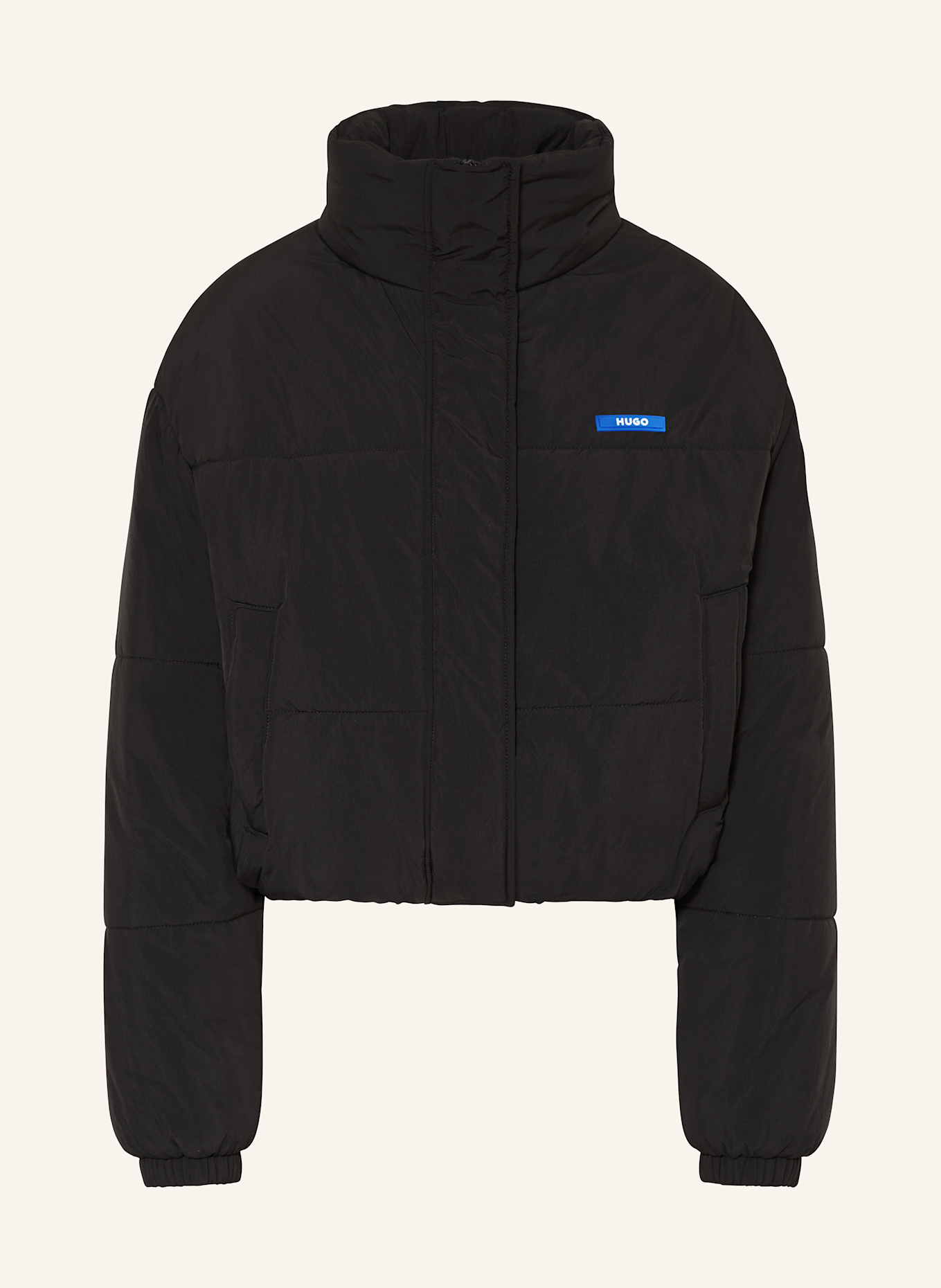HUGO BLUE FAREN quilted jacket: BLACK