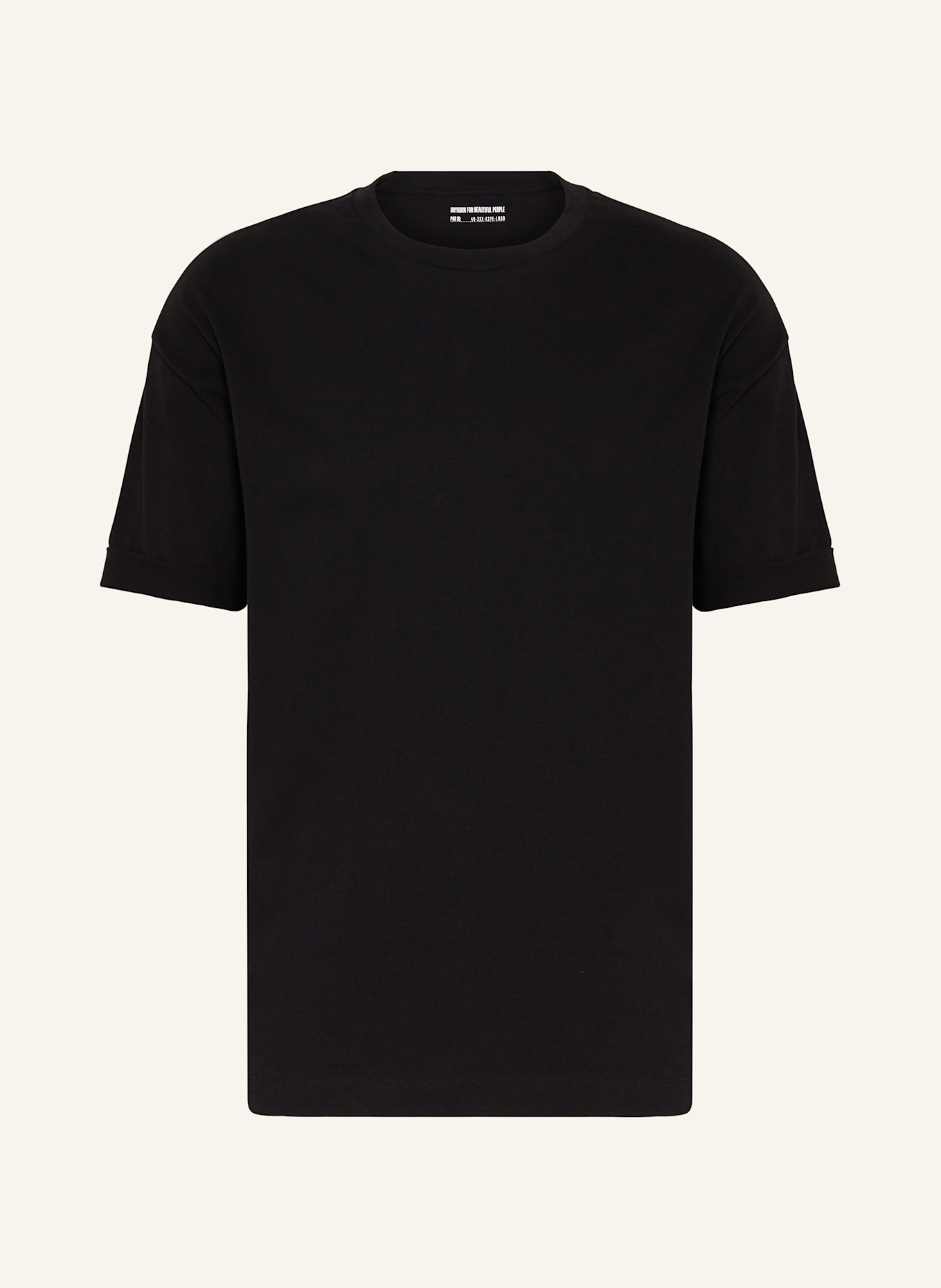 DRYKORN T-shirt THILO, Color: BLACK (Image 1)