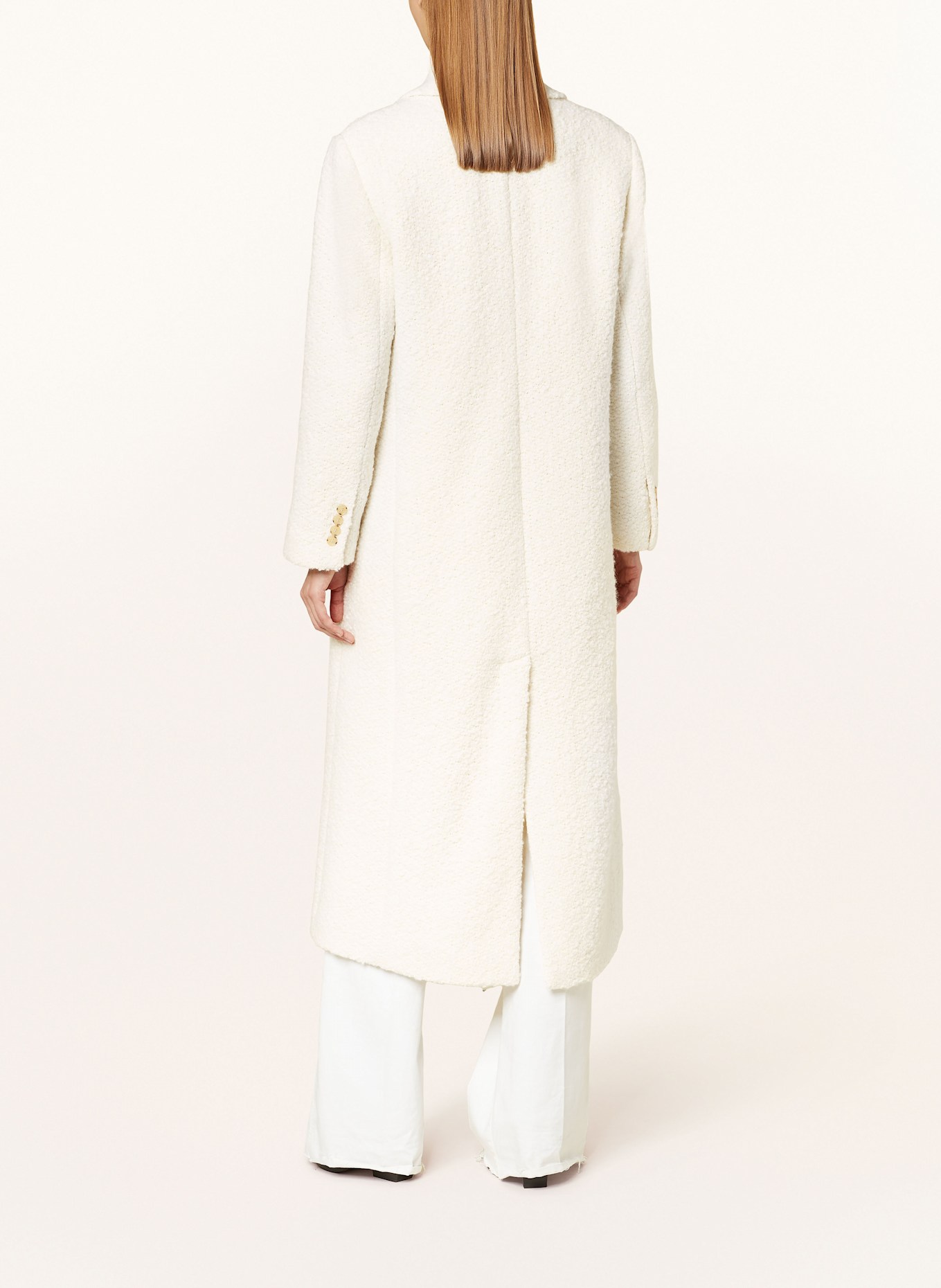 BOSS Bouclé-Mantel CADENSI: WEISS