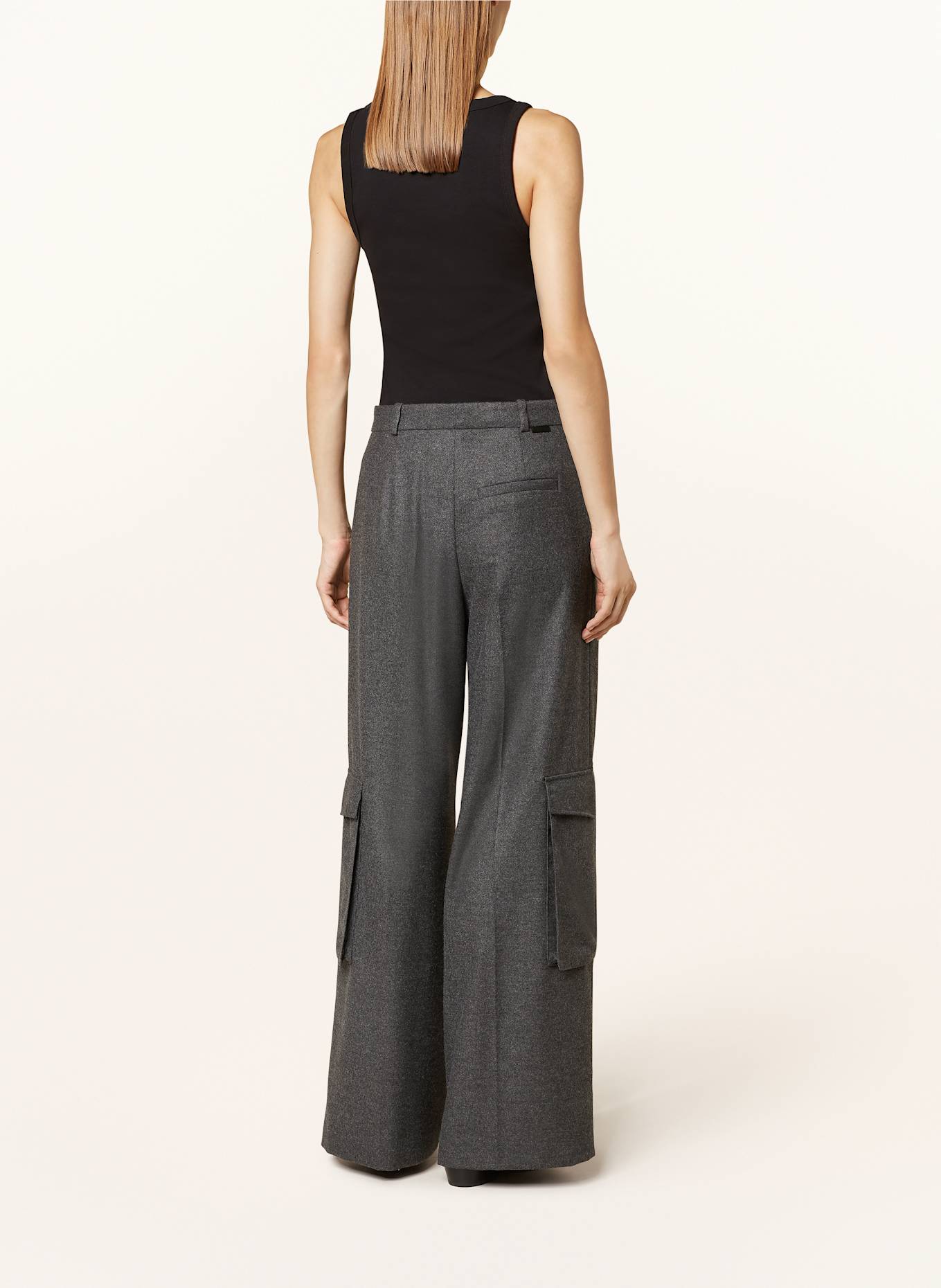 HUGO HEROTA cargo pants, Color: DARK GRAY (Image 3)