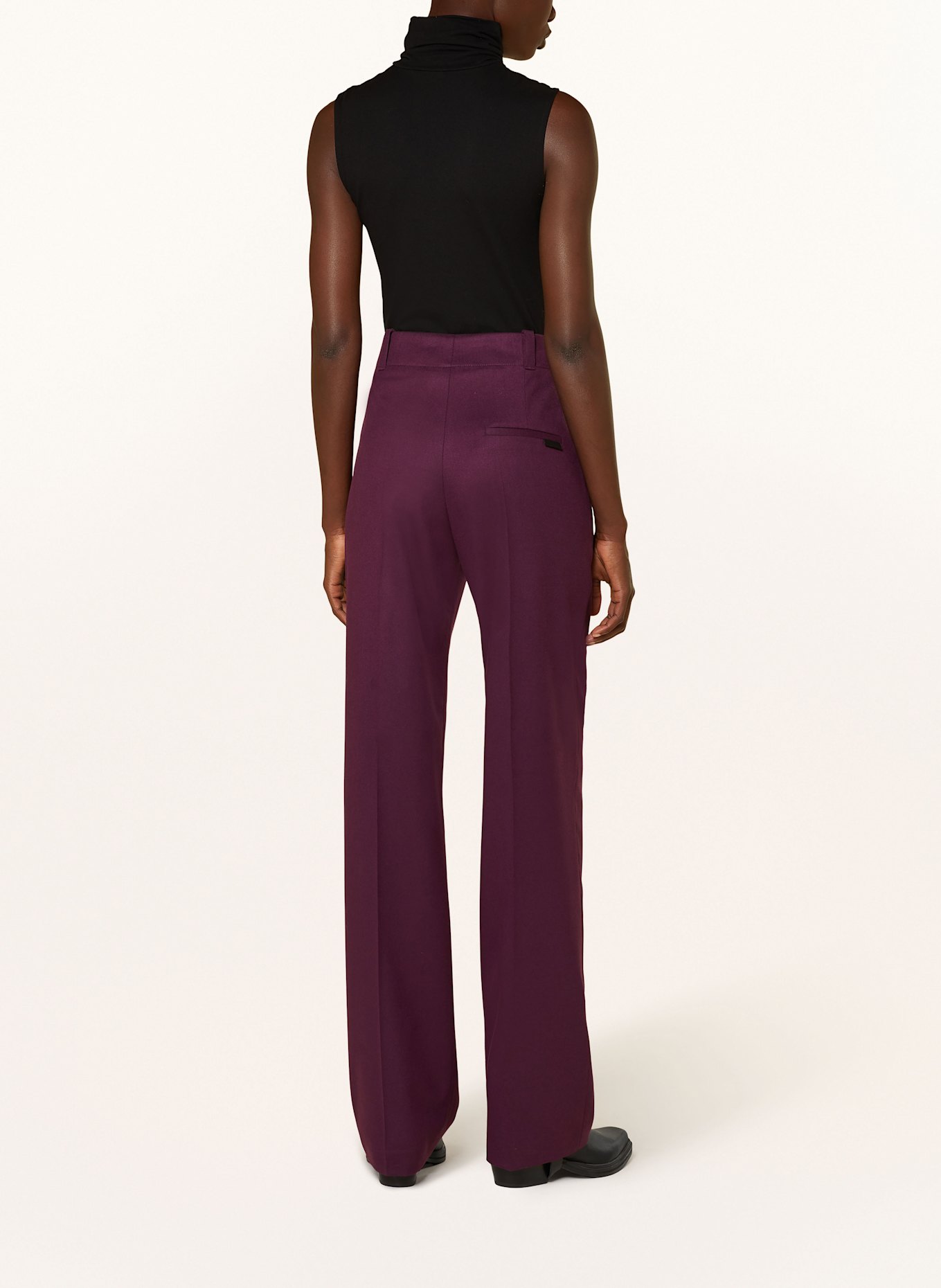 HUGO Trousers HULANA, Color: PURPLE (Image 3)